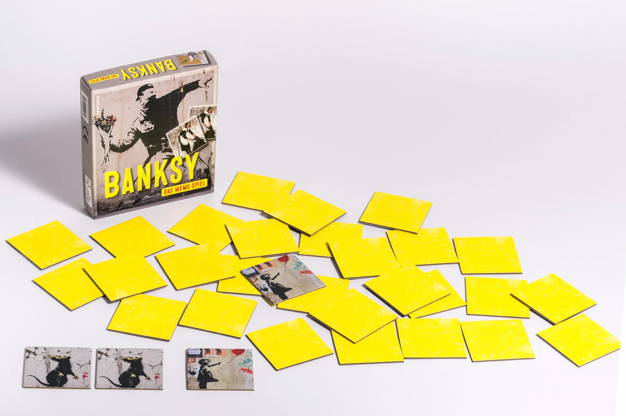 Banksy - Das Memo-Spiel: Memo-Spiel mit 40 Spielkarten im Spielkarton