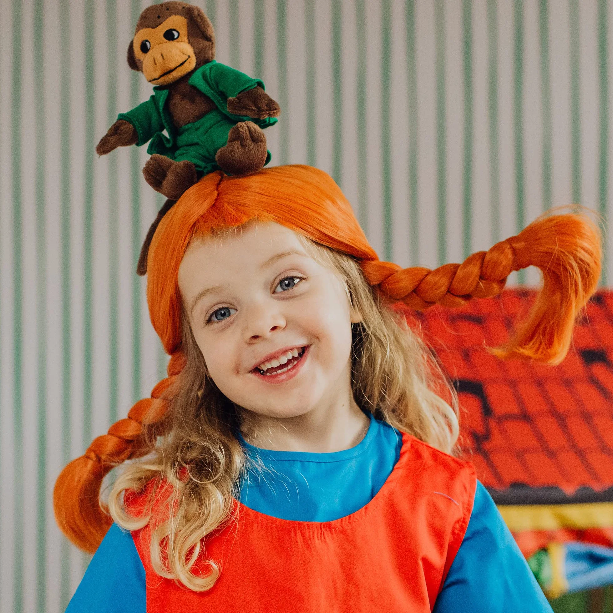 Pippi długa skarpeta 44.3601.00 - peruka Pippi