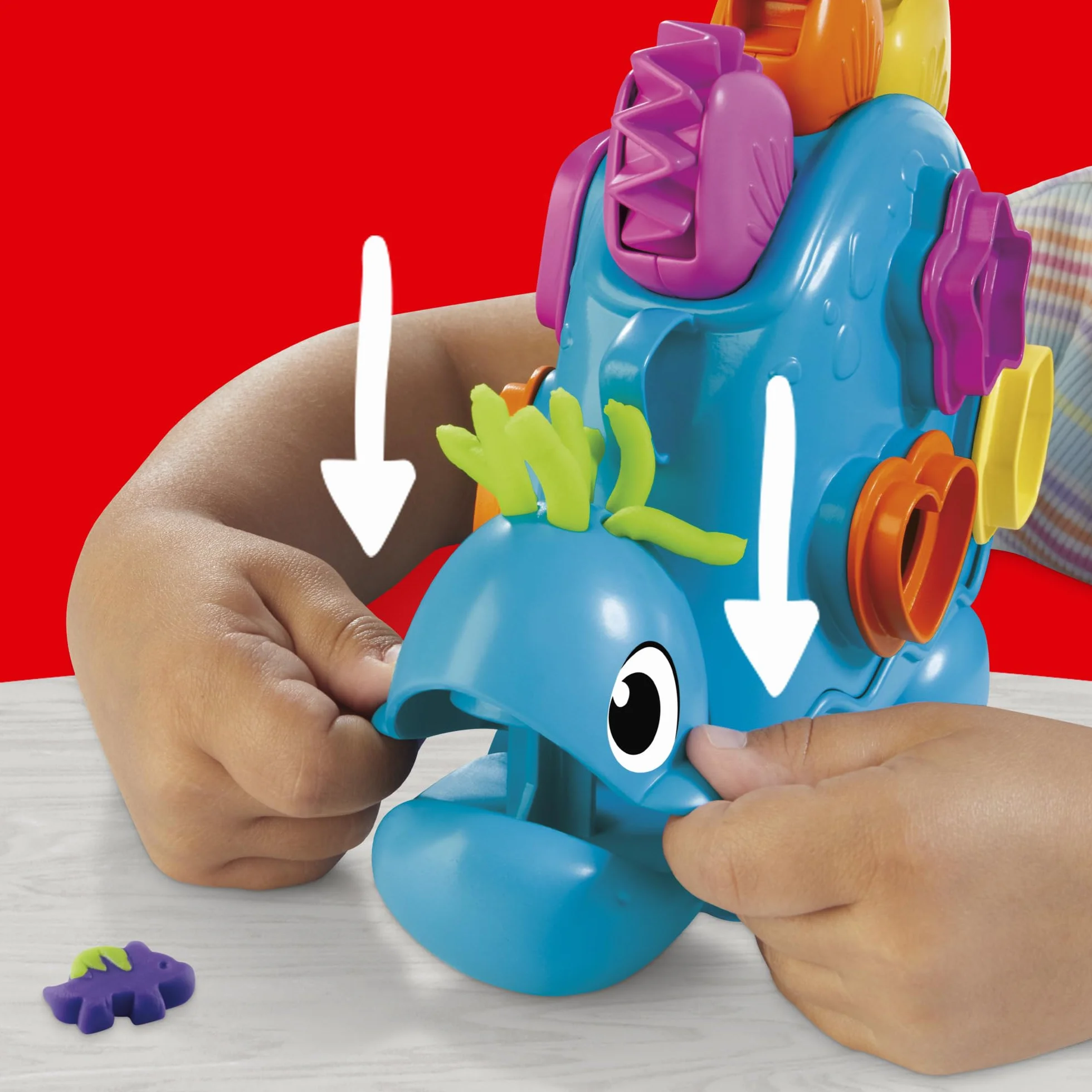 Zabawkowy zestaw startowy Play-Doh Dinozaur z kształtami i kolorami