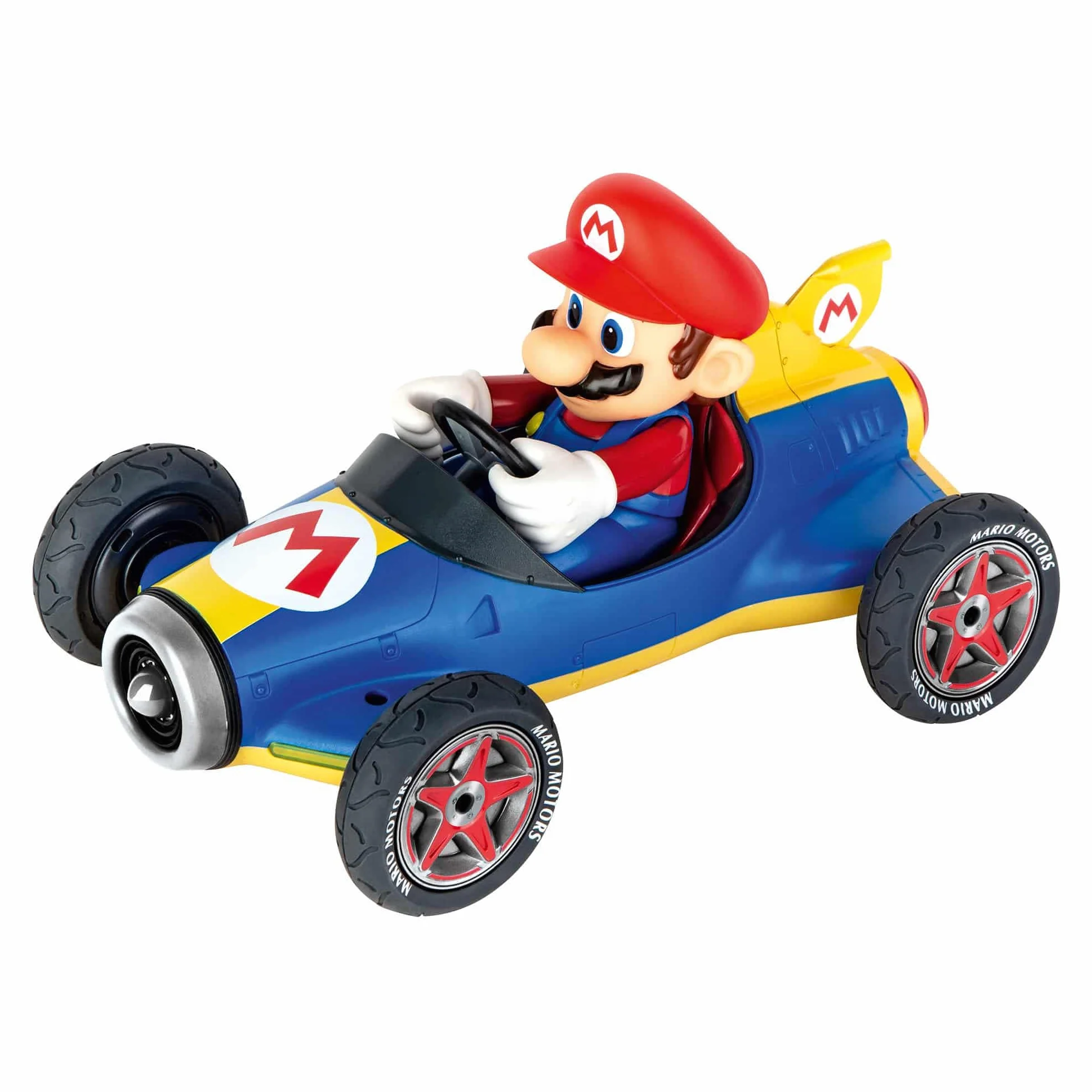 Carrera 370181066 Carrera RC Nintendo Mario Kart Mach 8 zdalnie sterowany samochód od 6 lat, do użytku wewnątrz i na zewnątrz Mini Mario Kart do zabrania ze sobą
