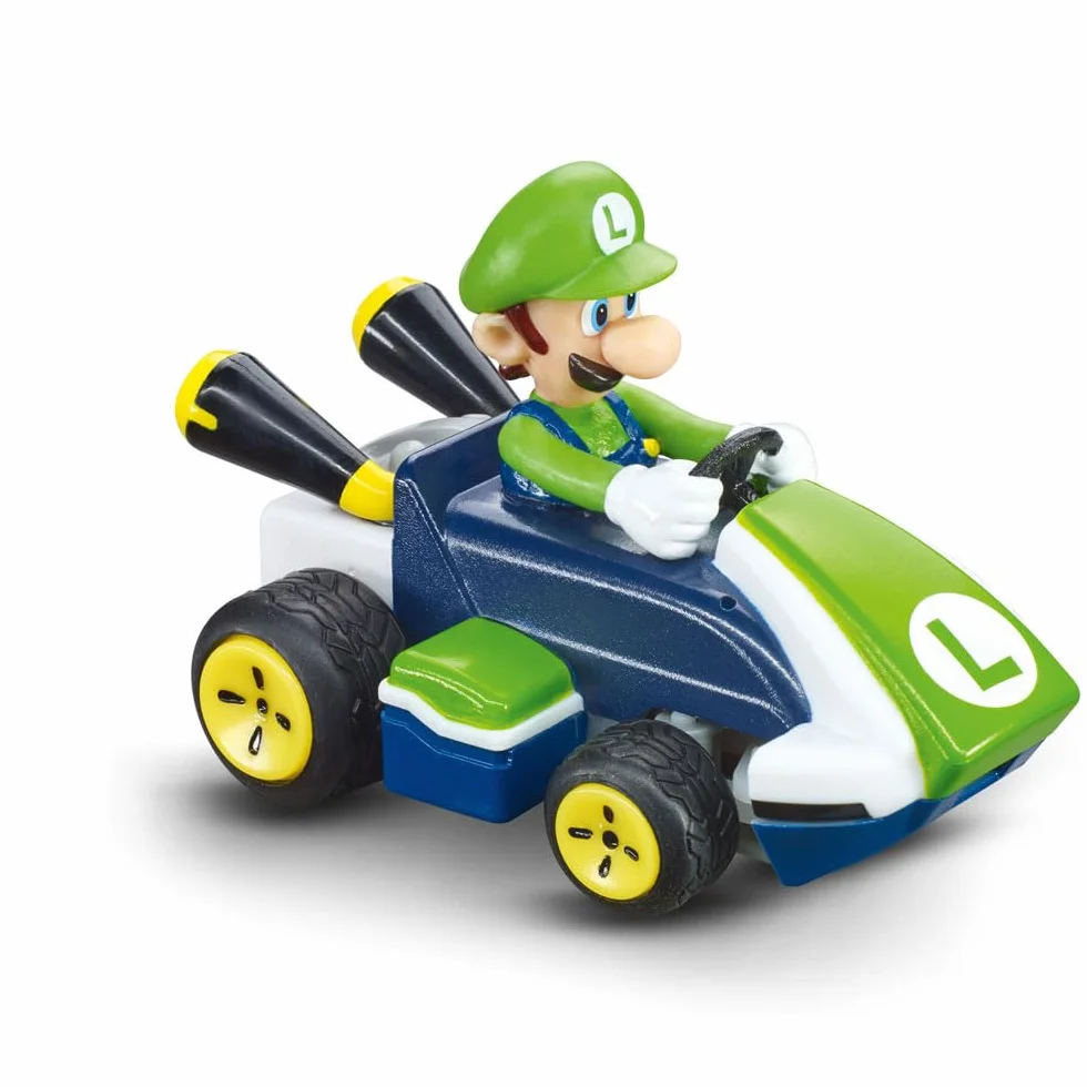 Carrera 370430003P zdalnie sterowana wyścigówka Carrera Mario Kart Luigi unikalna oryginalna licencja natychmiastowa przyjemność z jazdy autentyczność Mario Kart