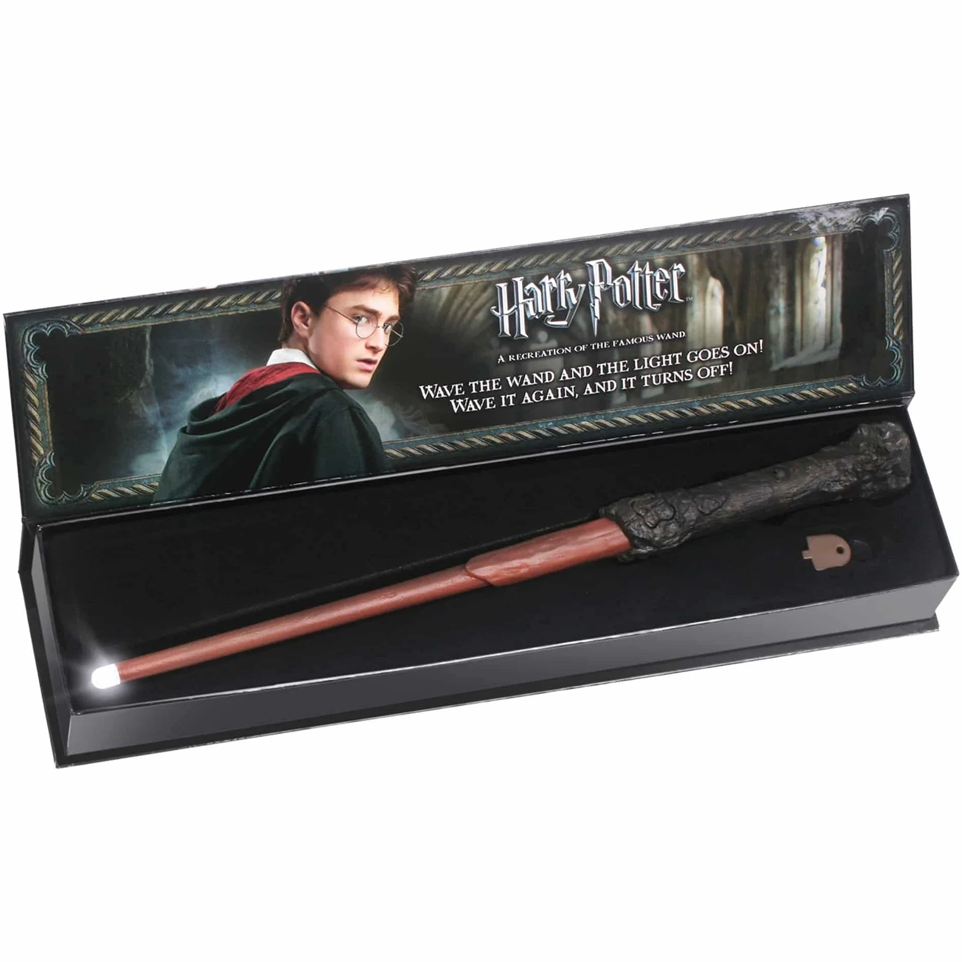 The Noble Collection Harry Potter Wand with Illuminating Tip
