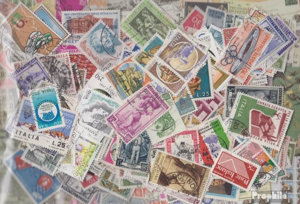 Prophila Collection Włochy 200 różnych znaczków specjalnych i dużych formatów (znaczki pocztowe dla kolekcjonerów)