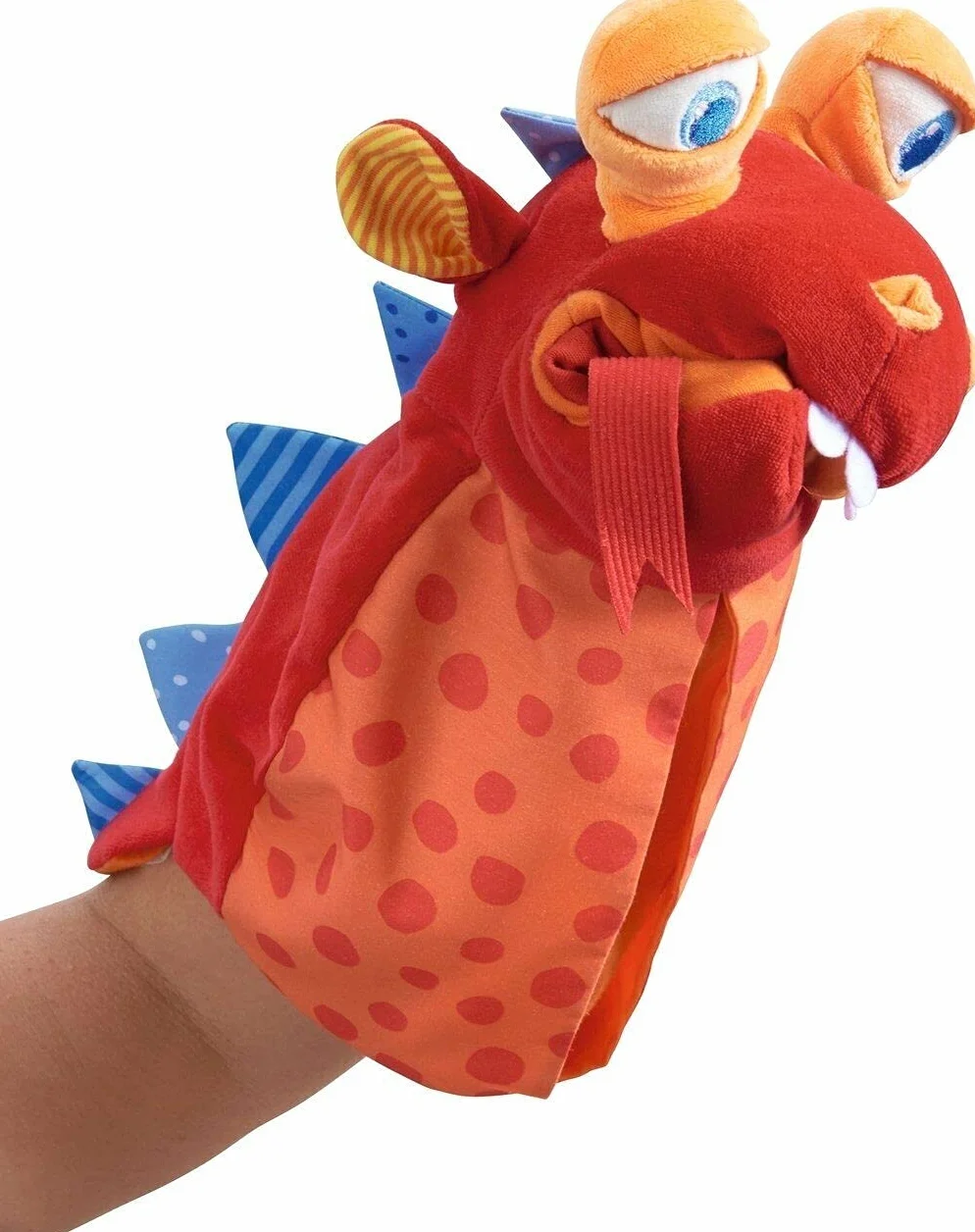 HABA 302926 zabawka pluszkowa - Zabawki pluszowe (Zabawkowy smok, Wielobarwny, Poliester, 1,5 lat(a), 200 mm)