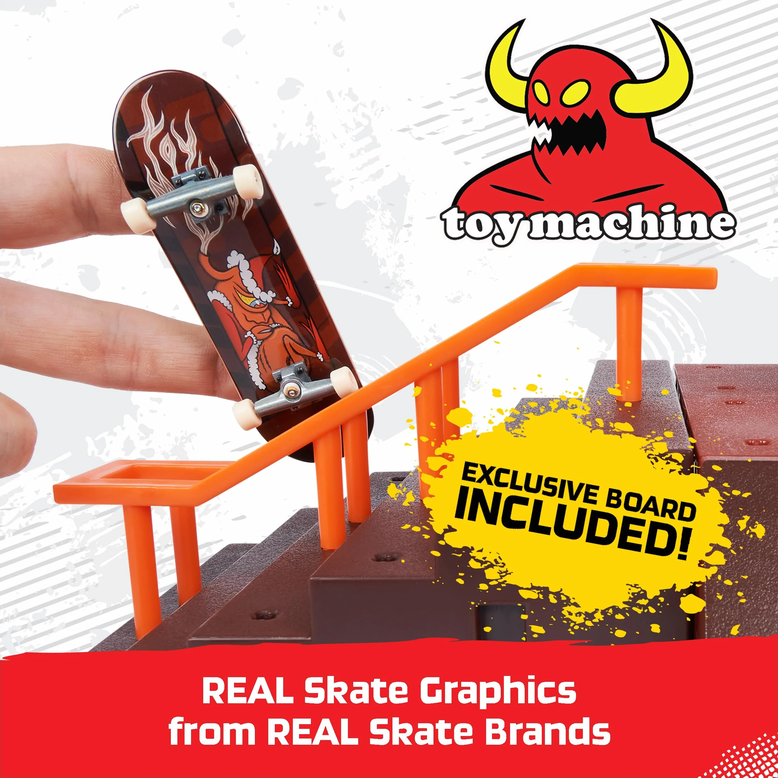 Tech Deck Toy Skateboard Playset XCnnectParkCreatr ToyMachine