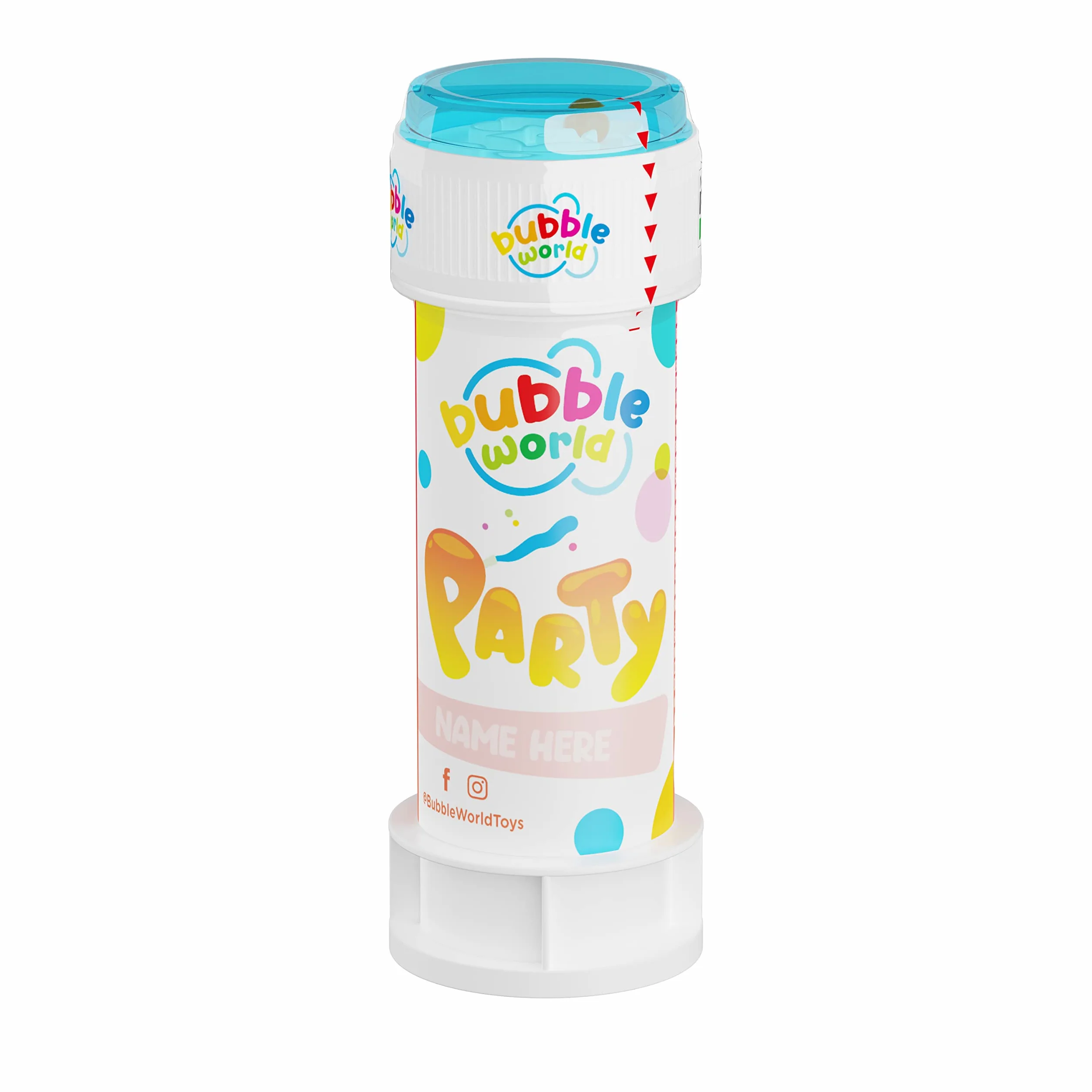 Dulcop- Party Bubbles 12 szt. Bańki mydlane wyprodukowane we Włoszech, wielokolorowe, 414 0720000