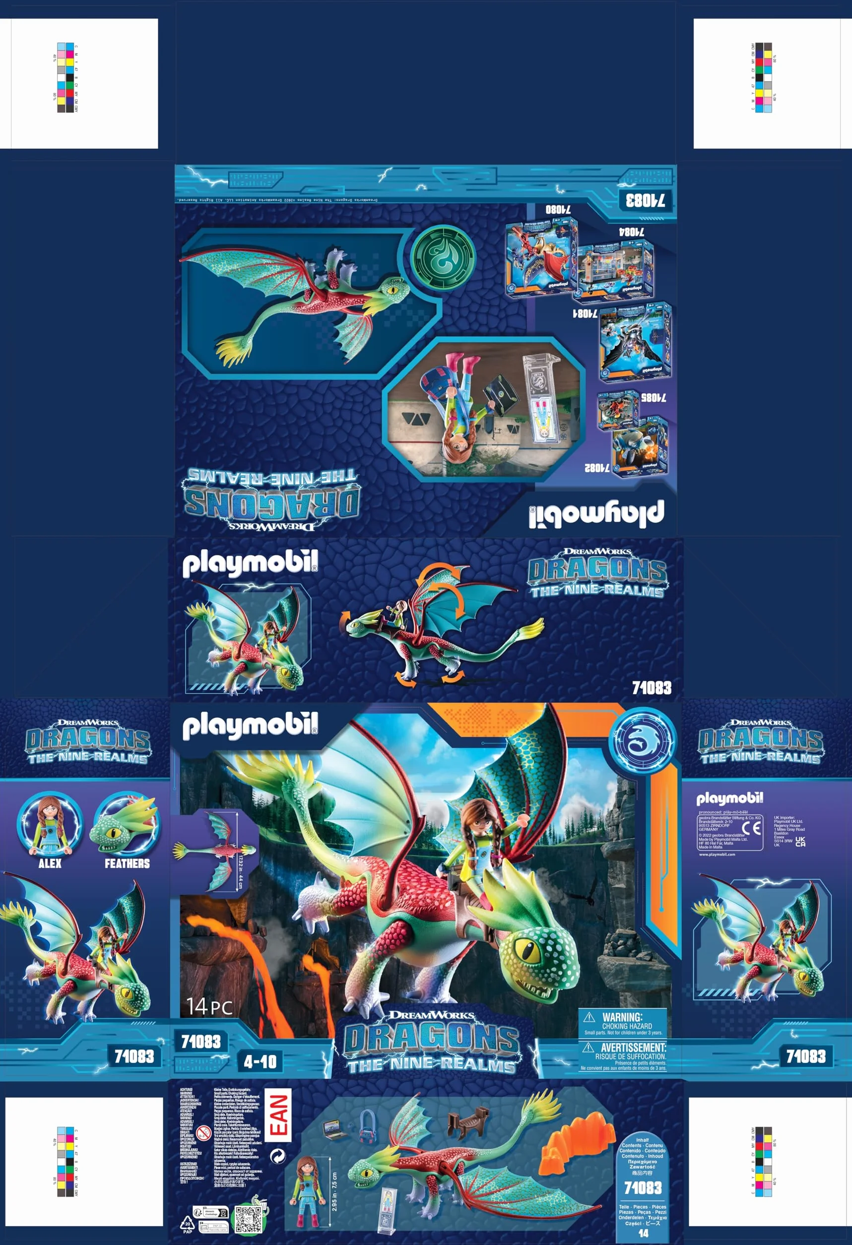 PLAYMOBIL Dragons: The Nine Realms 71083 Piórka i Alex, od 4 lat