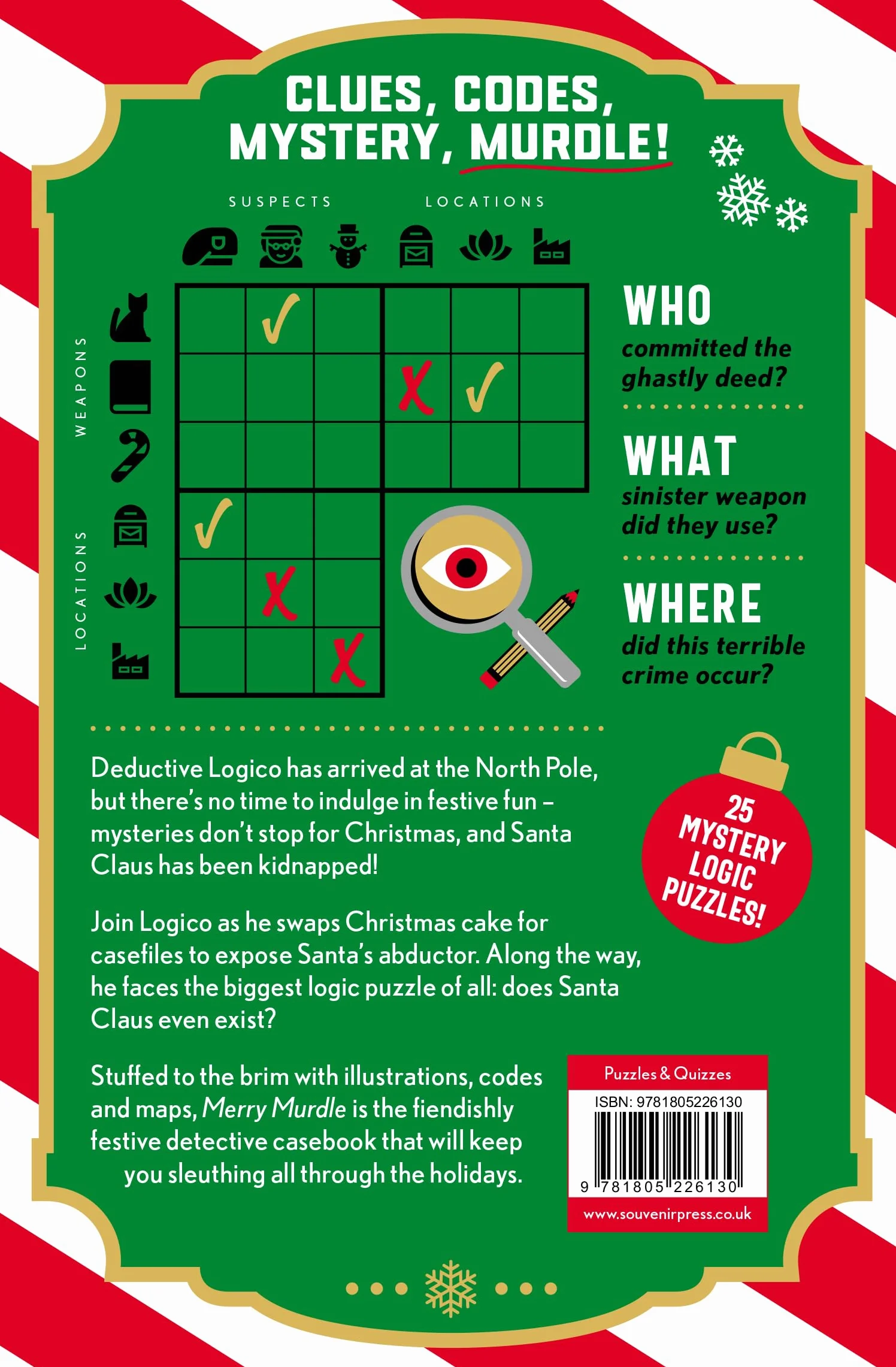 Merry Murdle: 25 Fiendishly Festive Murder Mystery Logic Puzzles