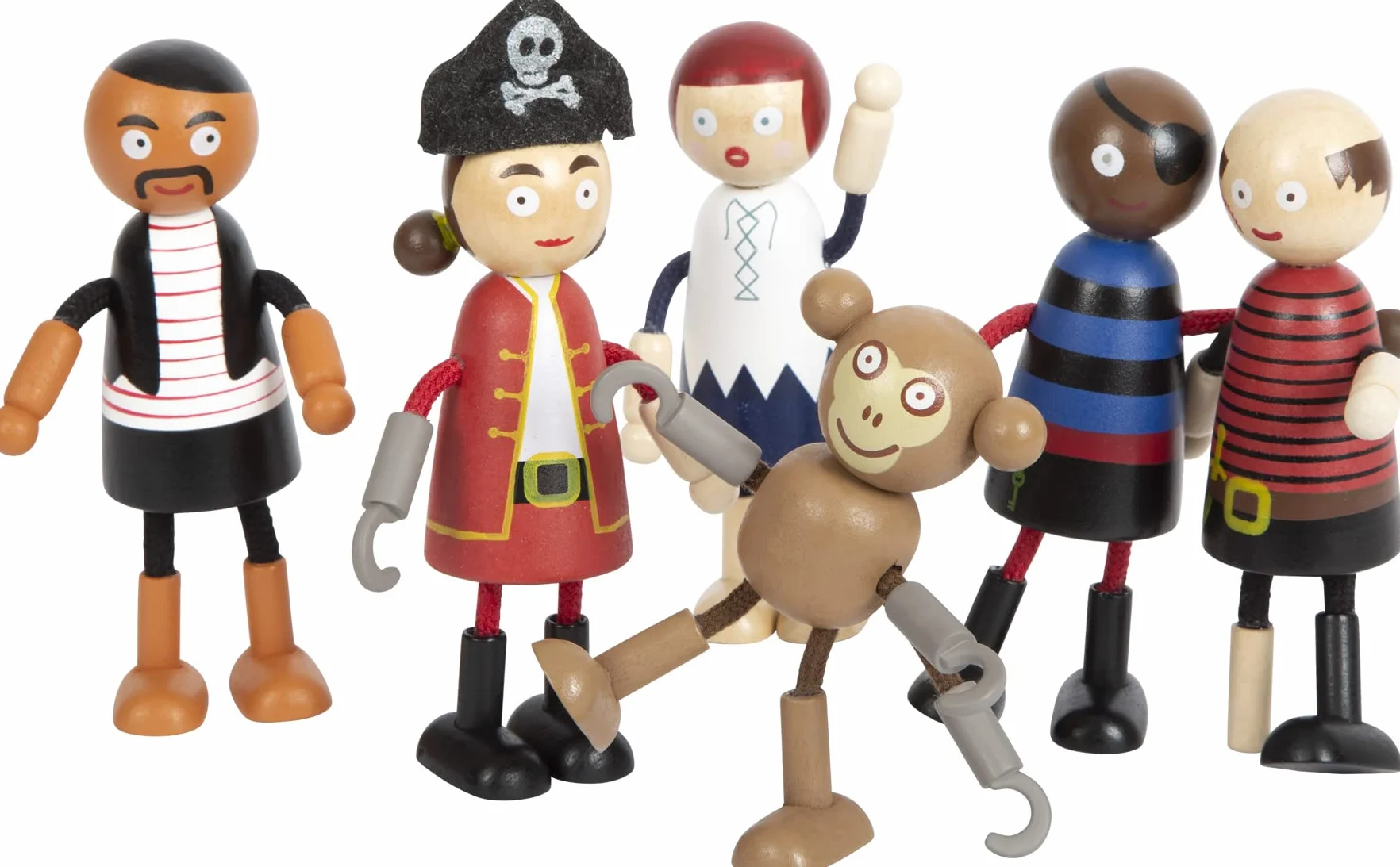Biegepuppen Piraten Figuren