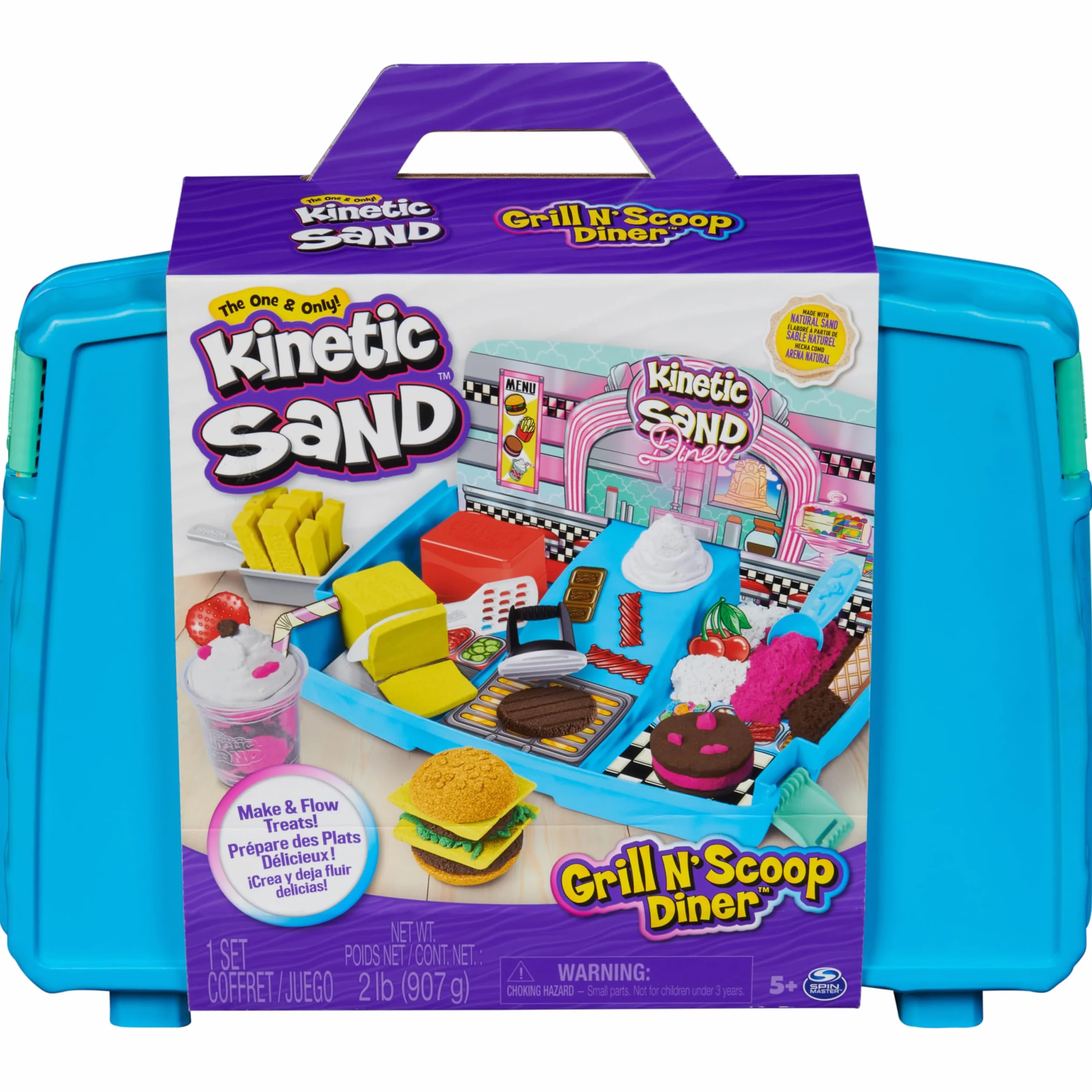 Kinetic Sand Bar do hamburgerów i lodów