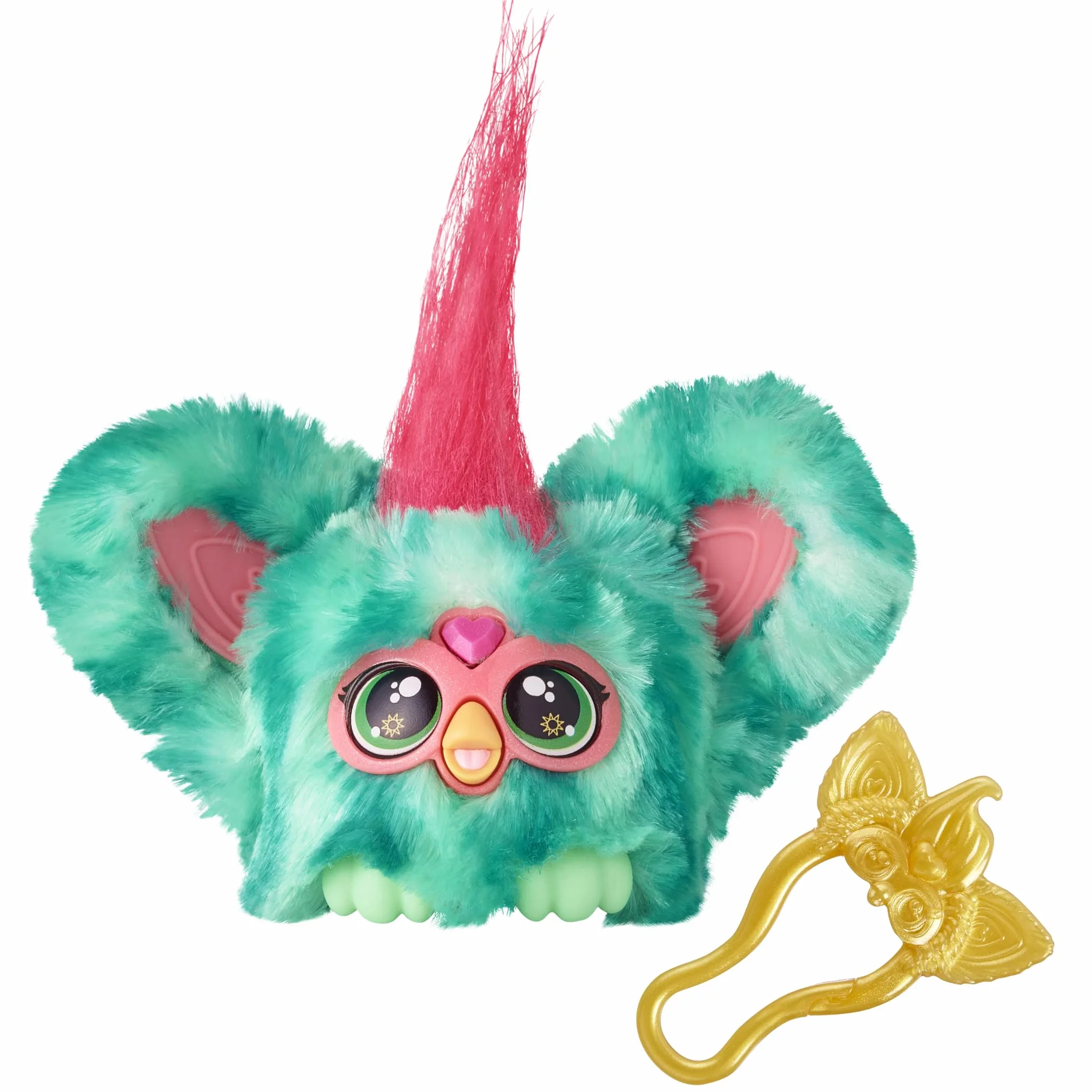 Furby Furblets Miniaturowy przyjaciel Mello-Nee, ponad 45 dźwięków, muzyka w stylu letniego odpoczynku i frazy w j. furbijskim, elektroniczne zabawki pluszowe dla dziewczynek i chłopców