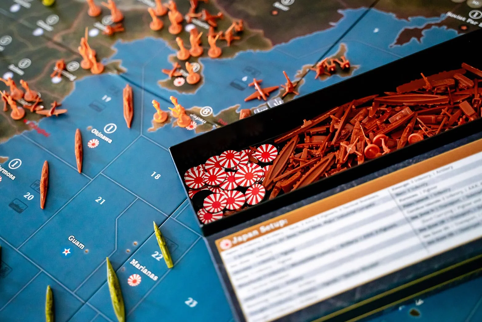 Renegade Game Studios Axis & Allies: 1940 Pacific Second Edition War Miniatures Strategy Board Game, Renegade, Age 12+, 2-4 Players, 6Hr