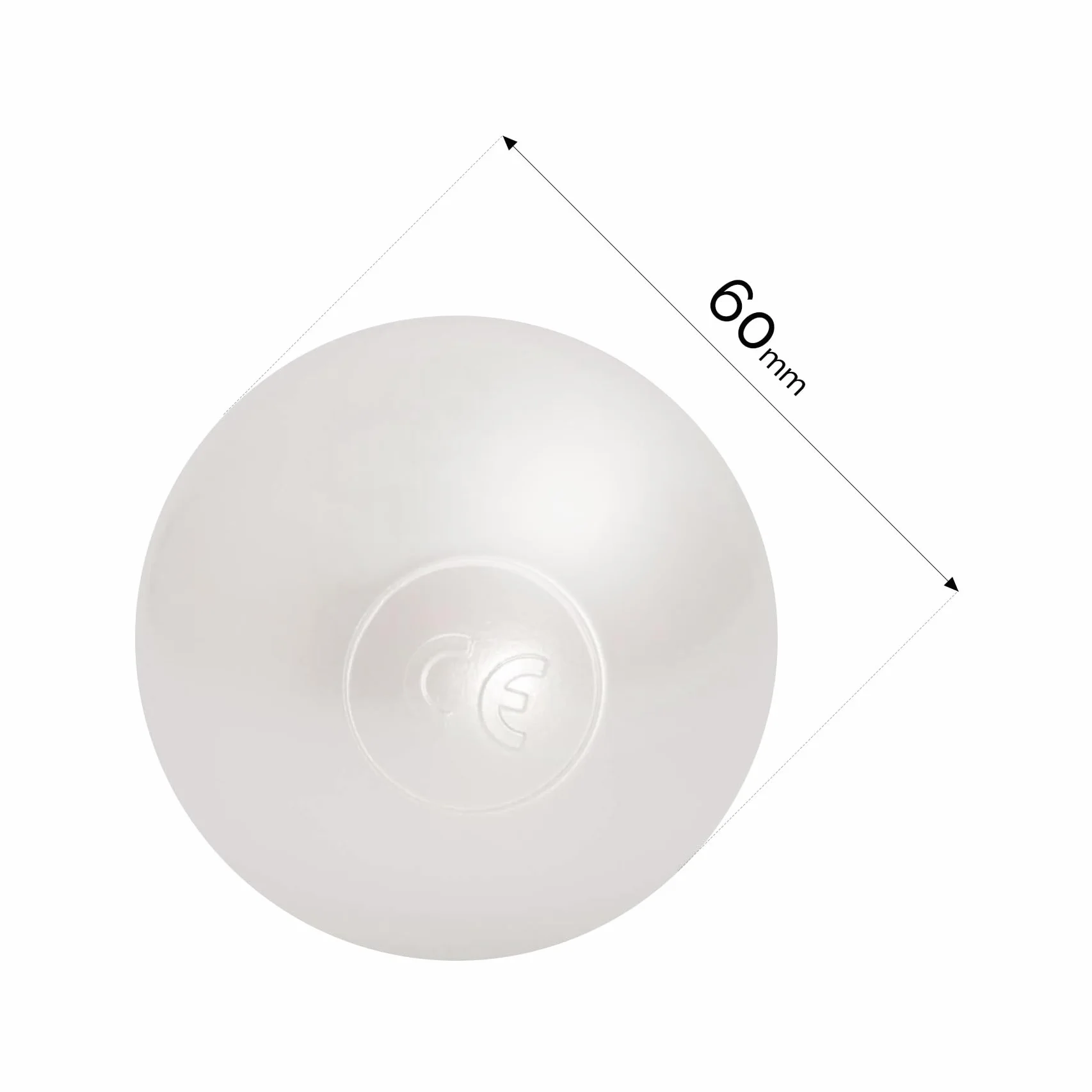 MISIOO Piłki do basenu z piłkami, 150 sztuk, piłki basenowe, średnica 6 cm, plastikowe piłki wyprodukowane w 100% z LDPE, zabawka dla niemowląt
