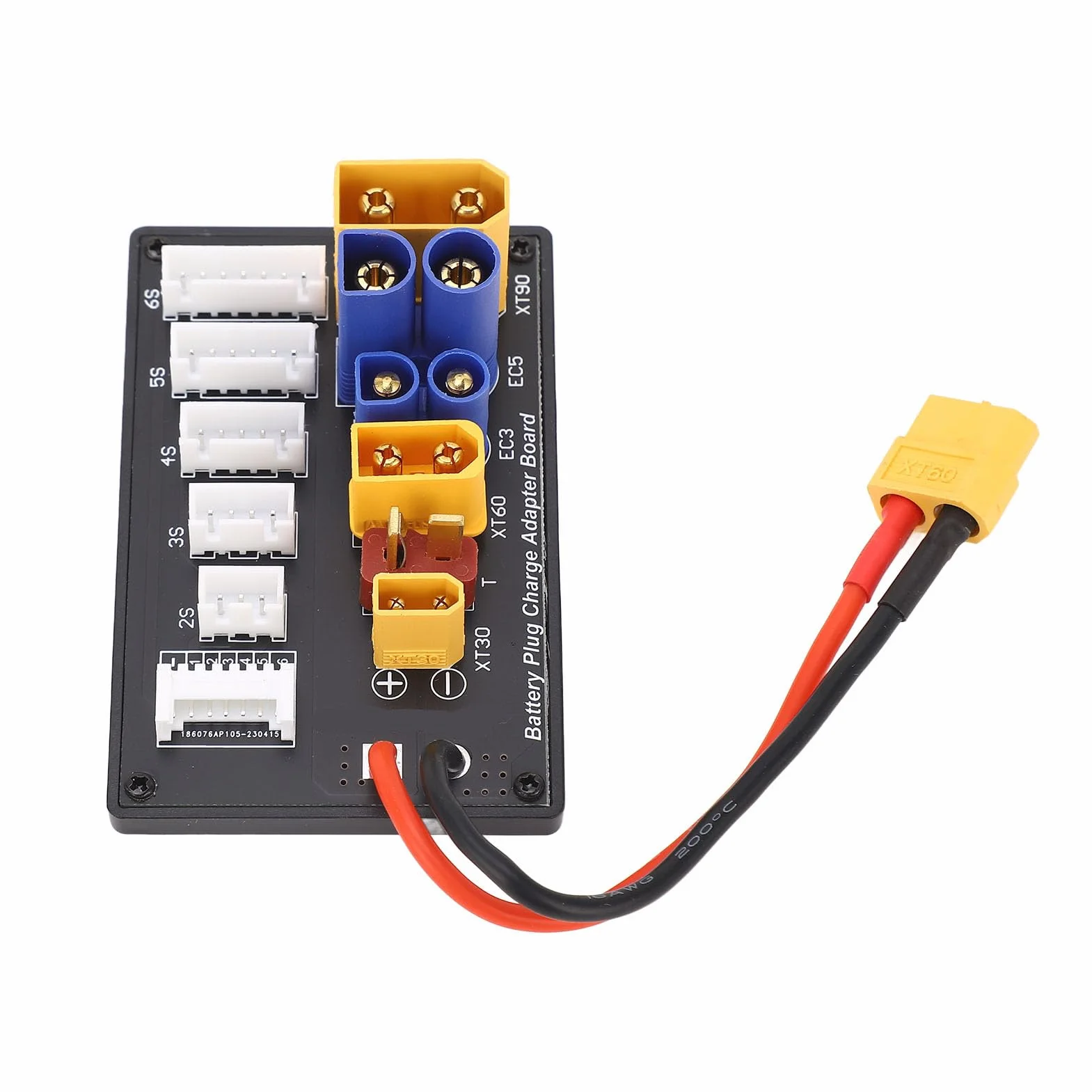 Uniwersalny Adapter Ładowania Równoległego do Akumulatorów RC 6S z Złączami XT90 XT60 EC3 EC5 XT30 Kompatybilny z Ładowarkami RC