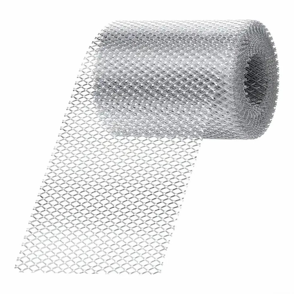 Osłona rynny, aluminiowa rolka osłony rynny, siatka ochronna do blokowania liści, gałązek i zanieczyszczeń, długość 6,1 m (szerokość 12,7 cm)
