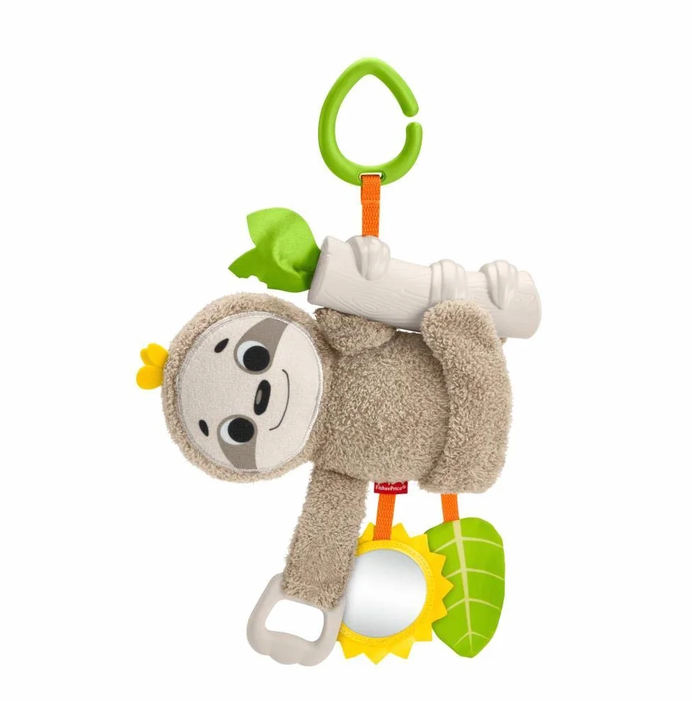 Fisher-Price GHL39 mały leniwiec zabawkowy, wielokolorowy