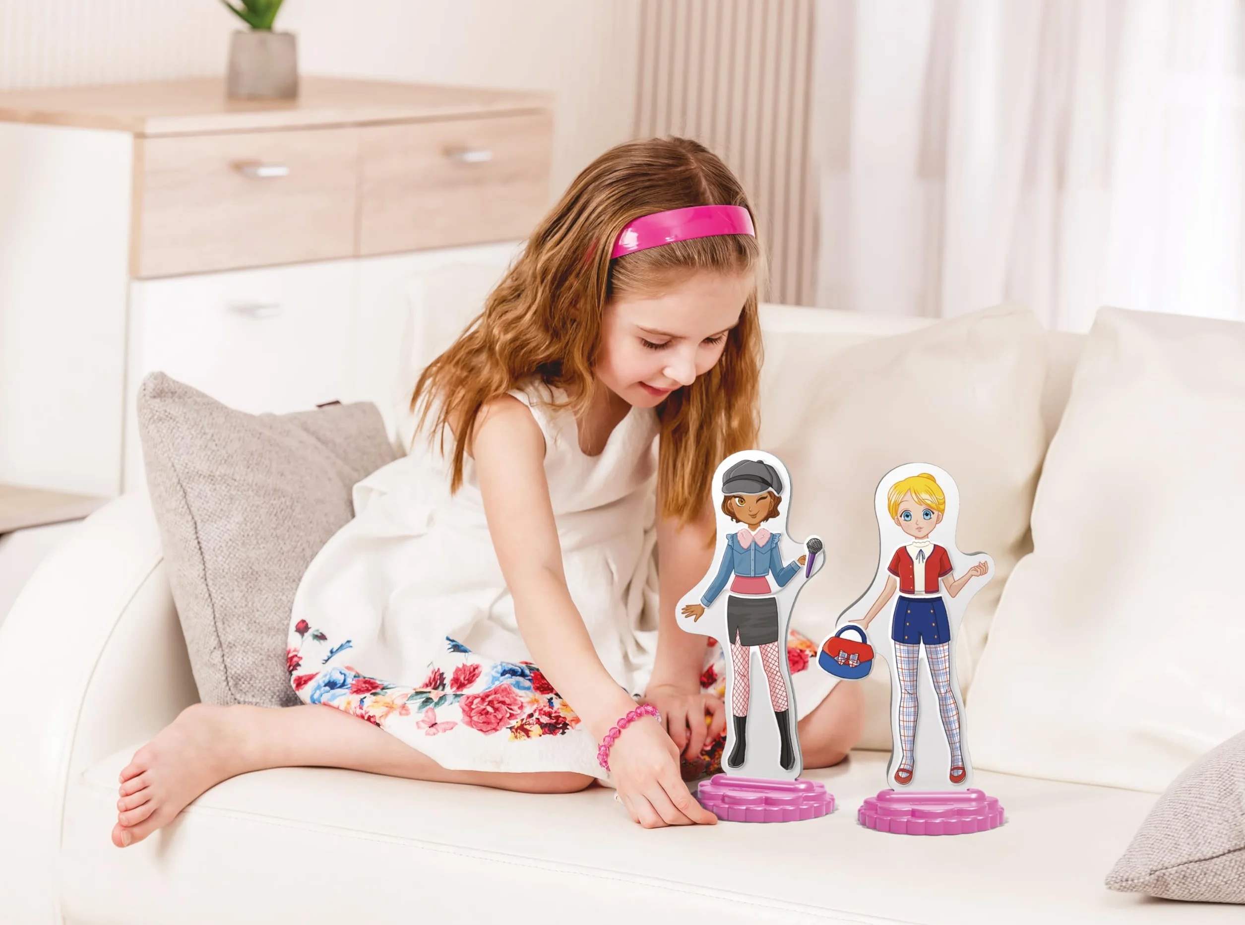 Quercetti - 2935 Magnetic Fashion - Best Friends Play Creativo