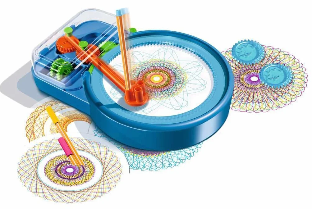 Ravensburger Spiral-Designer-Maschine, Zeichnen lernen für Kinder ab 6 Jahren, Kreatives Zeichen-Set für elektronisches oder manuelles Zeichnen