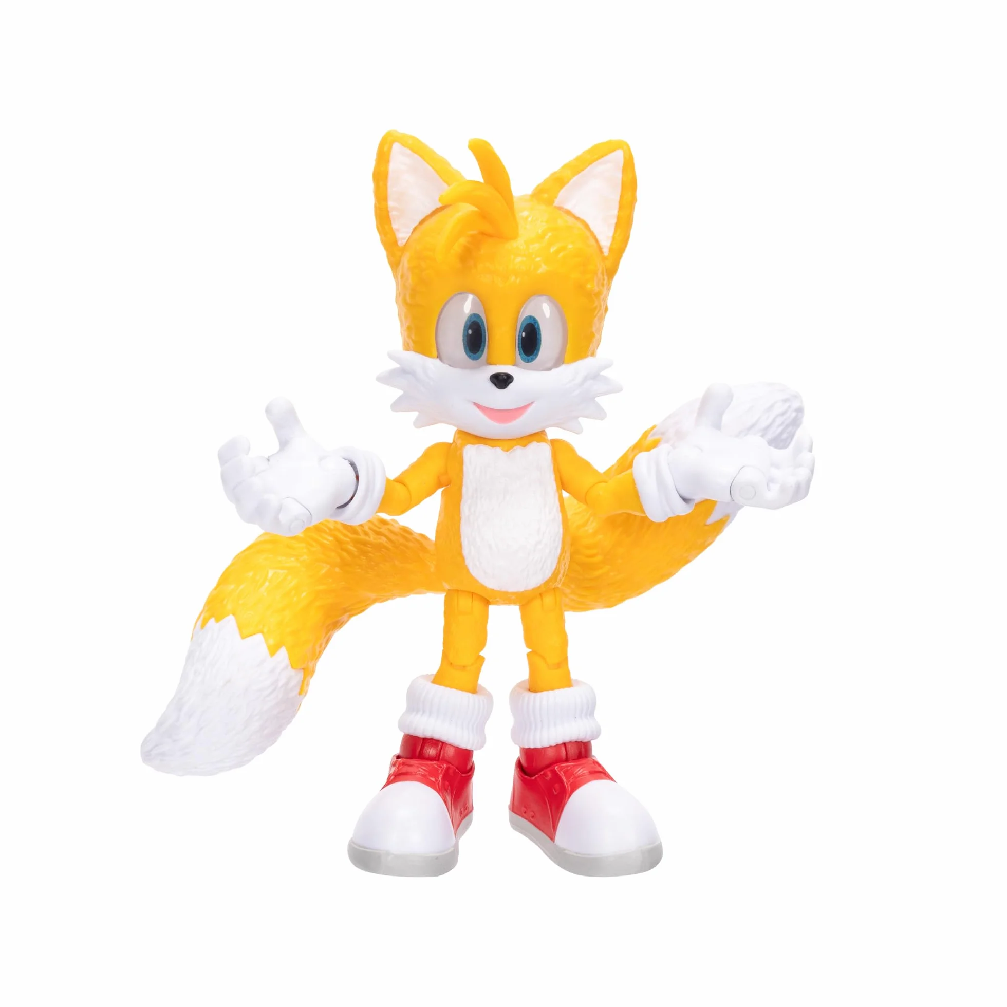 Sonic The Hedgehog Sonic 3 Movie Tails kolekcjonerska figurka Jakks Pacific 13 cm wysoko przegubowa oficjalna licencja