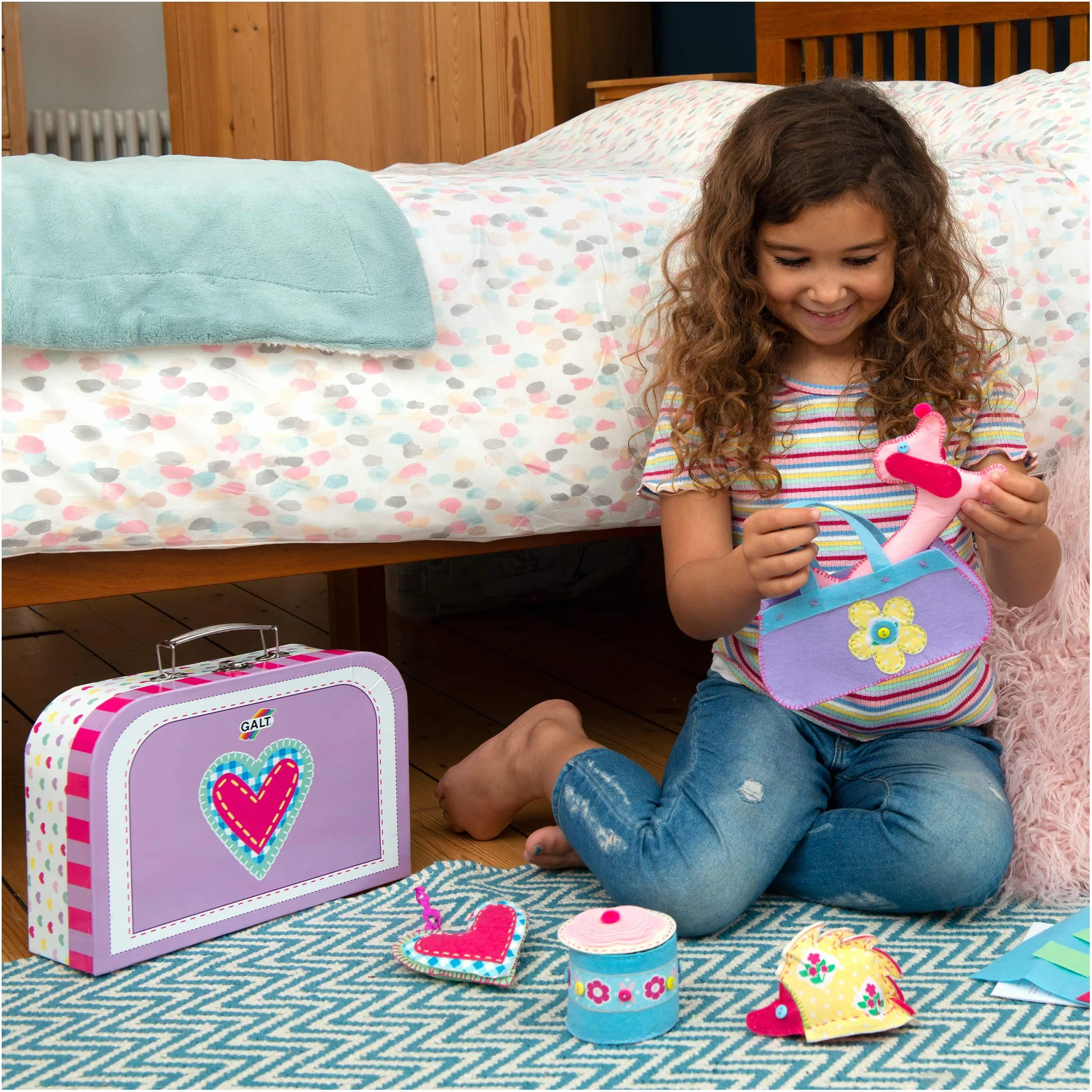 Galt Toys, Sewing Case, Kids' Craft Kits, Ages 7 Years Plus