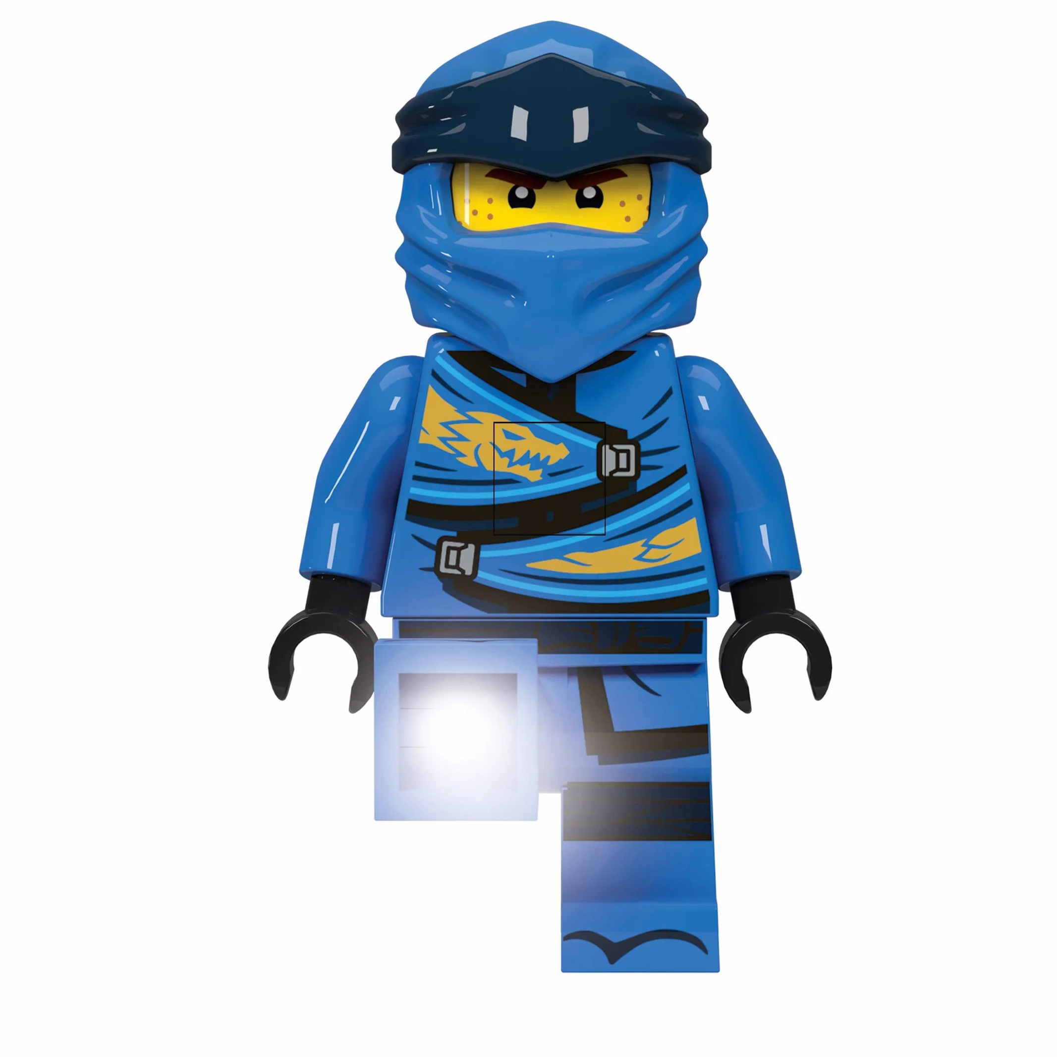 Lego Ninjago Legacy - Jay - Latarka LED na baterie, 127 mm, automatyczne wyłączanie, baterie w zestawie