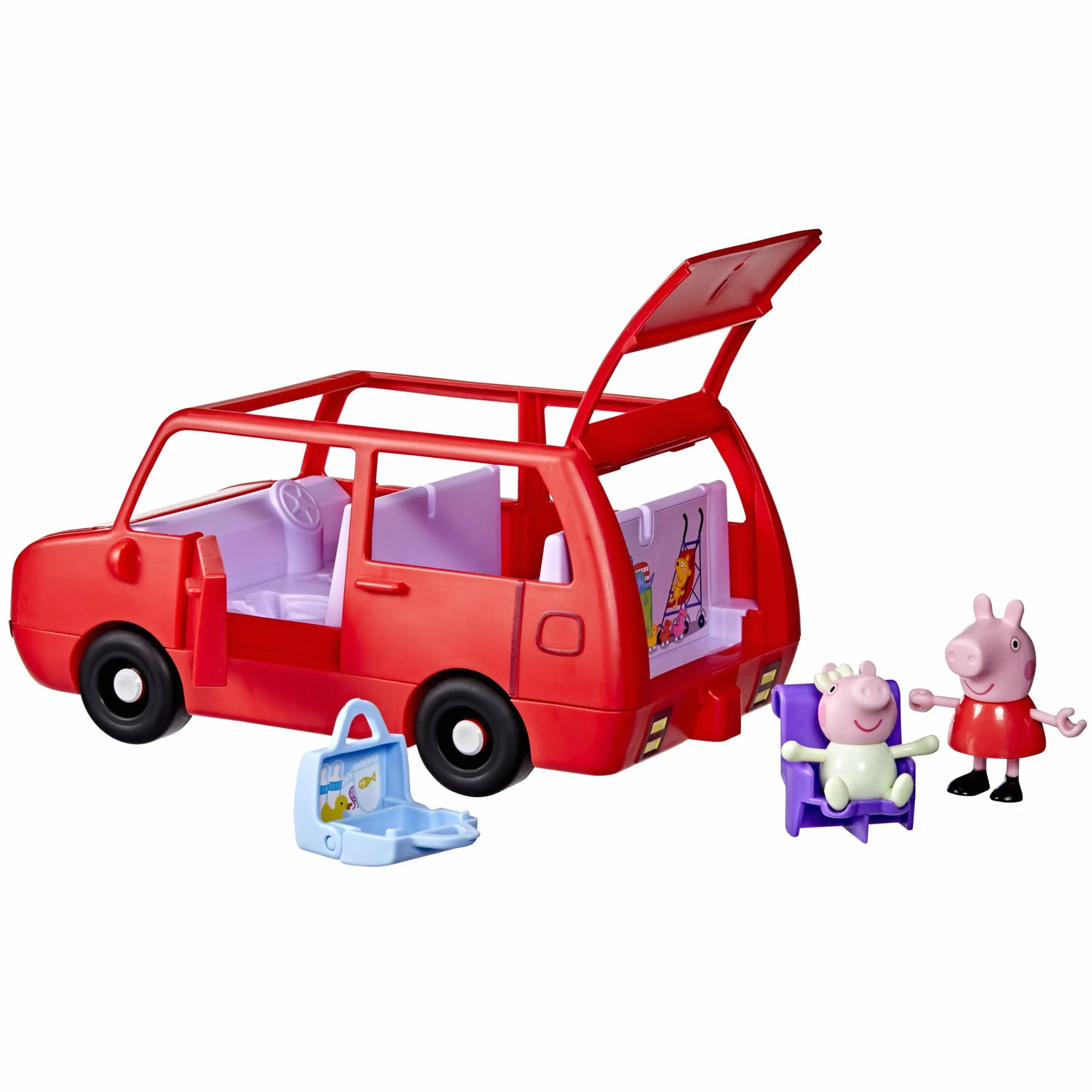 Peppa Pig Zestaw do Zabawy Świnka Peppa Duże Auto Rodziny Peppy