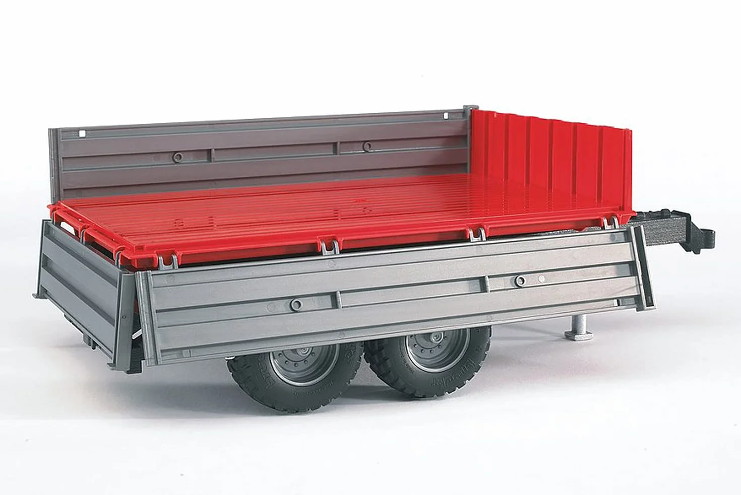 bruder 02019 - Przyczepa burtowa, wywrotka, przyczepa transportowa, rolnicza, rolnicza
