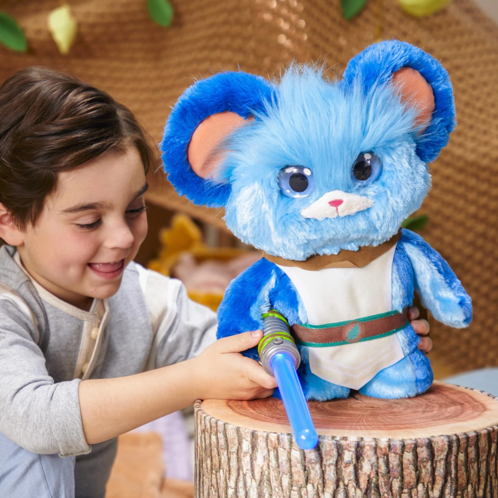 Star Wars Mówiące Nuby Jedi Elektroniczna Pluszowa Zabawka dla Małych Dzieci