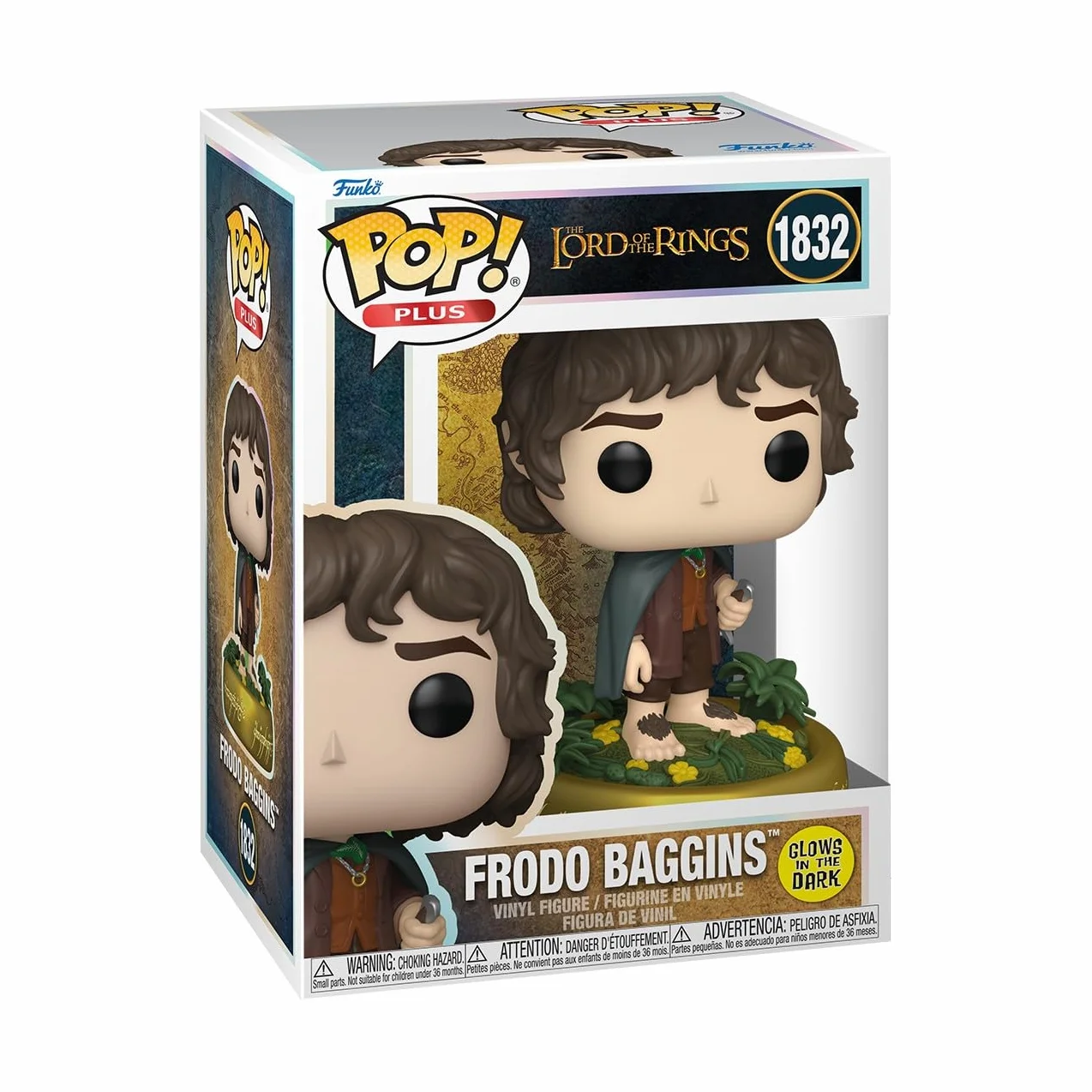 Funko Pop! Plus: Lord Of The Rings S9 - Frodo Baggins - świeci w ciemności - kolekcjonerska figurka winylowa - pomysł na prezent, oficjalny towar - zabawki dla dzieci i dorosłych