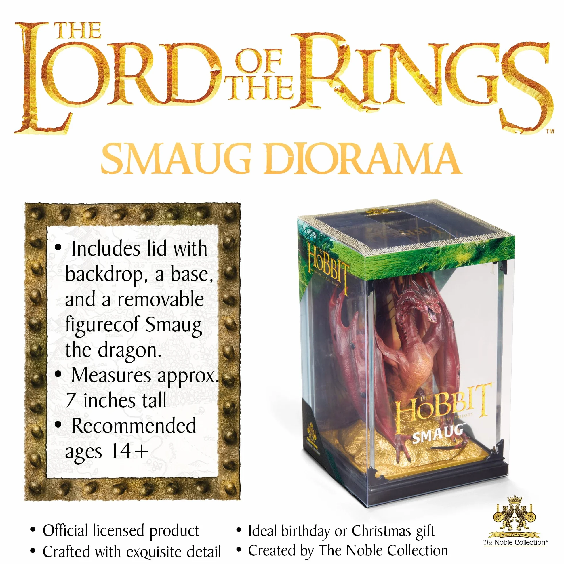 Smaug The Hobbit Statue 17Cm