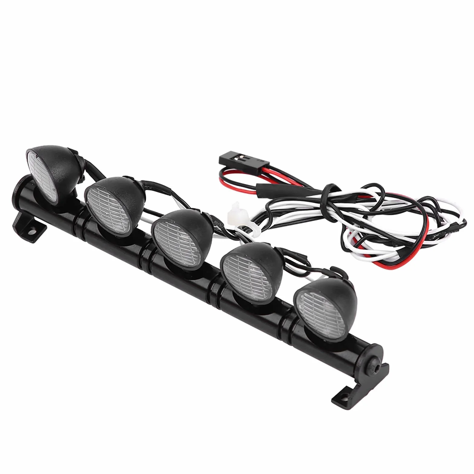 Wpl B16 B36 Metalowa Listwa świetlna LED 5 Diod Reflektor Akcesoryjny dla Axail Scx10 RC Samochód 1/10