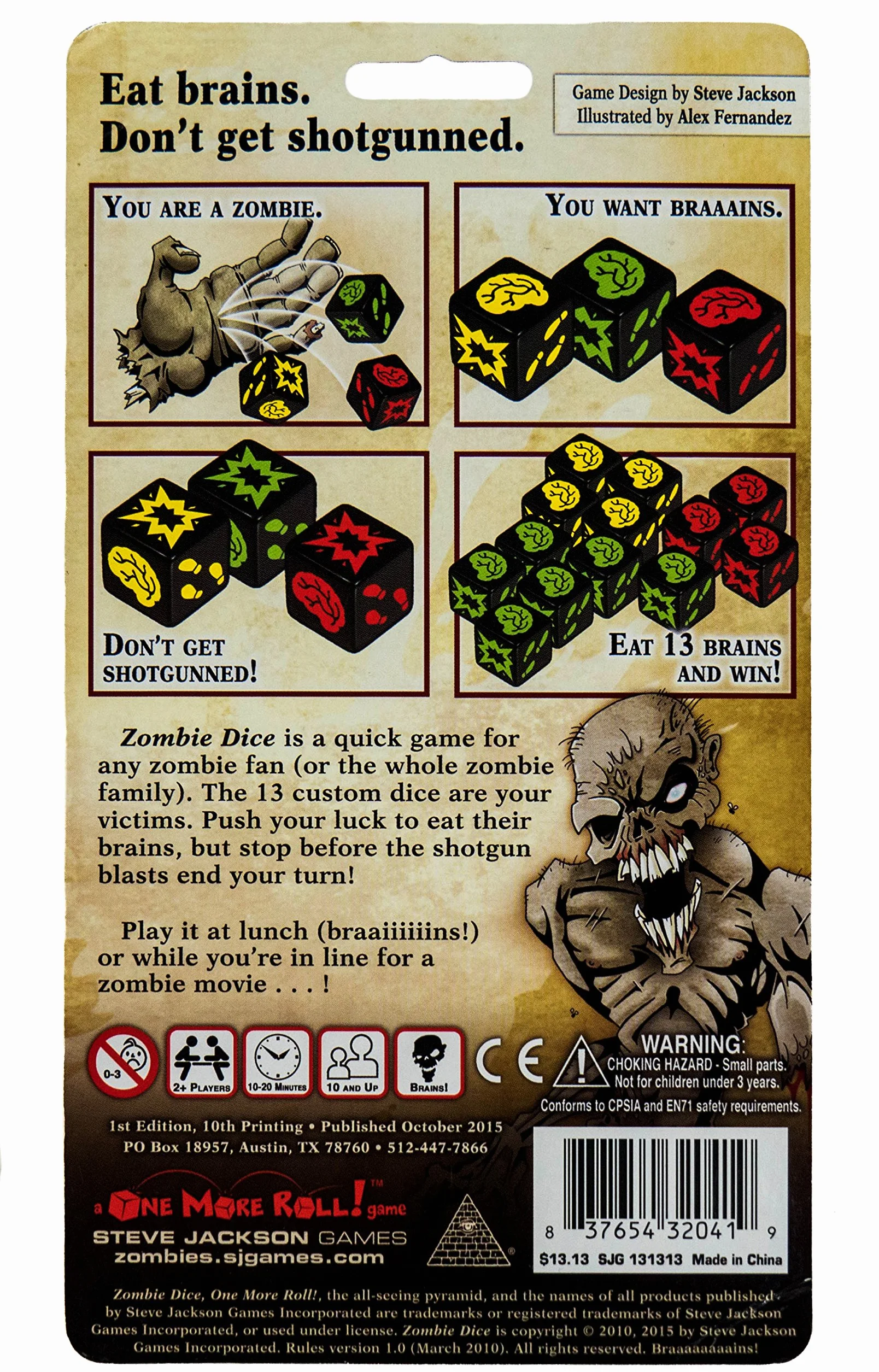 Steve Jackson Games 131313 Zombie Dice