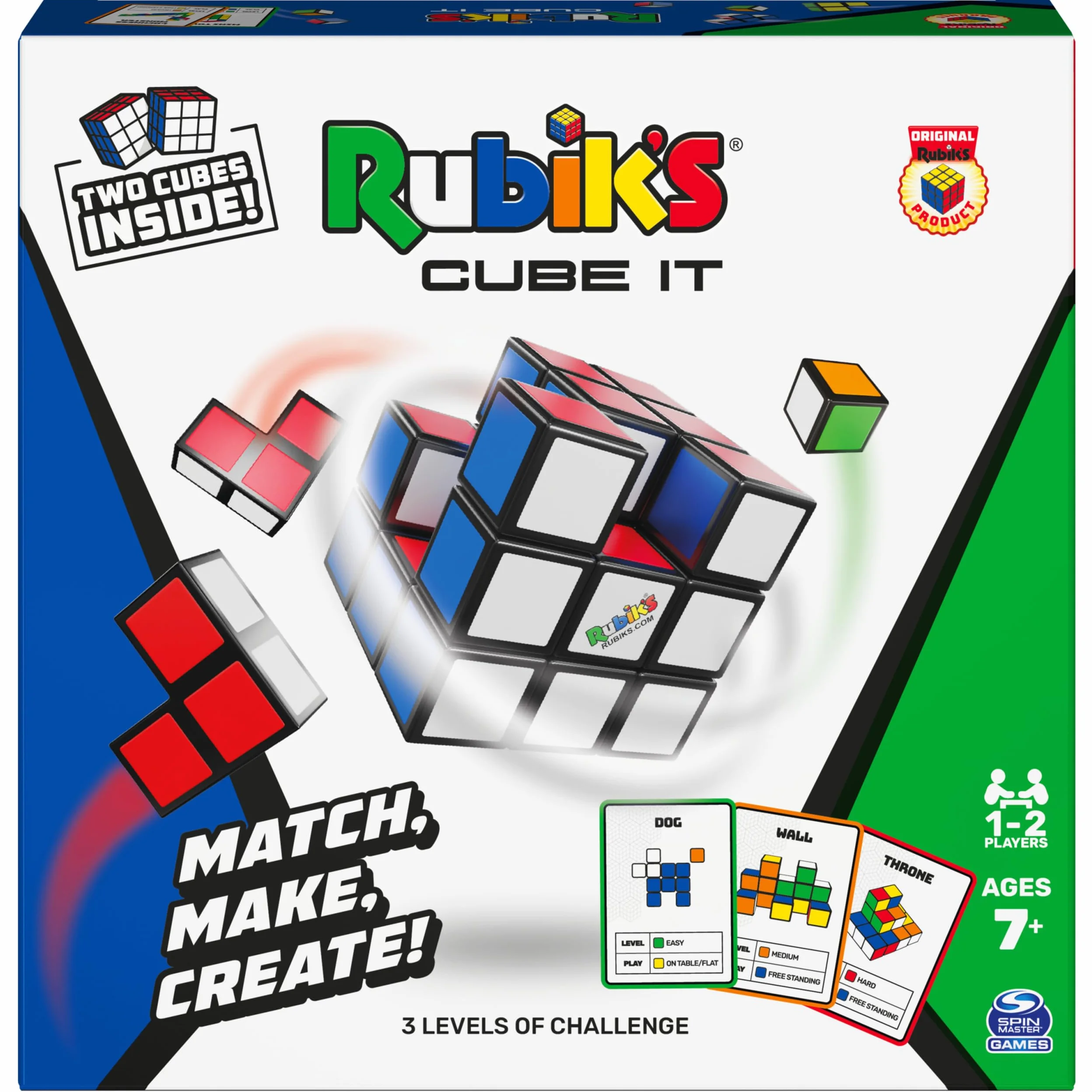 Rubik'S 6063267 6063267 Zabawka Logiczna, Wielokolorowy, ‎20,32 x 5,08 x 20,32 cm; 360 g
