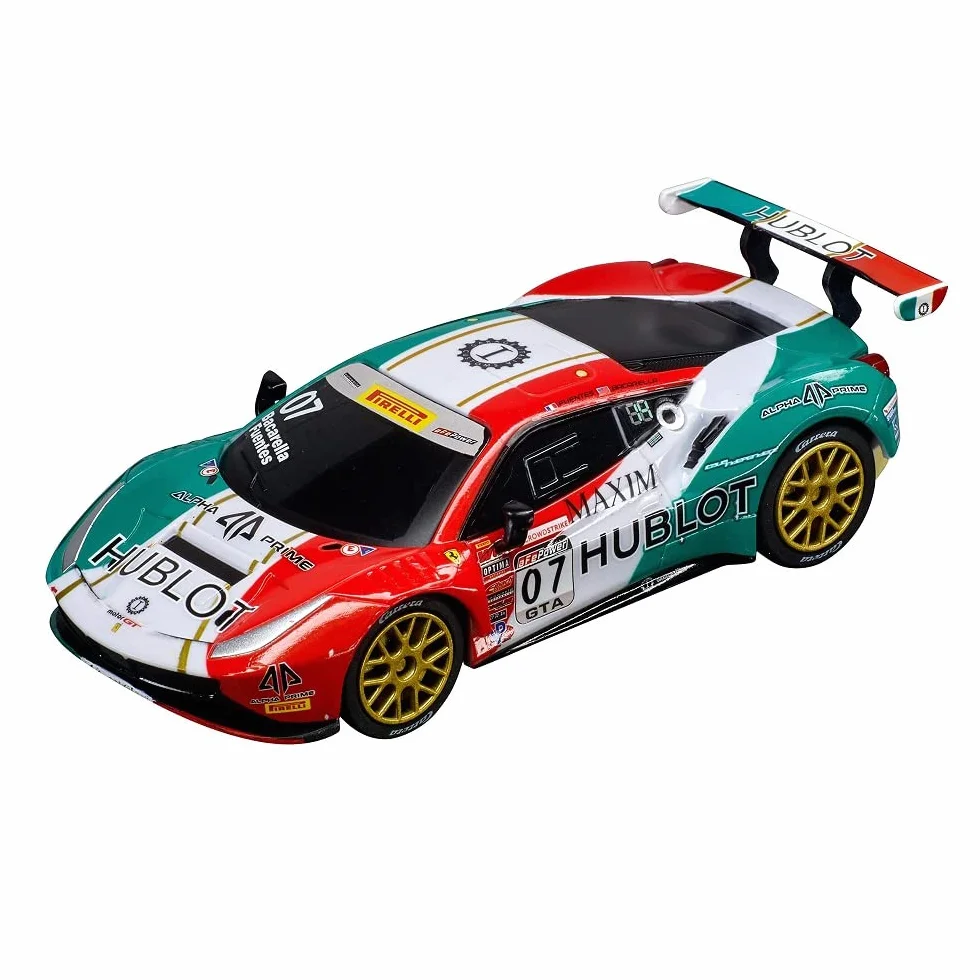 Carrera Go 20064186 Slot Car Ferrari 488 GT3 Squadra Corse Garage Italia, nr 7, wielokolorowy