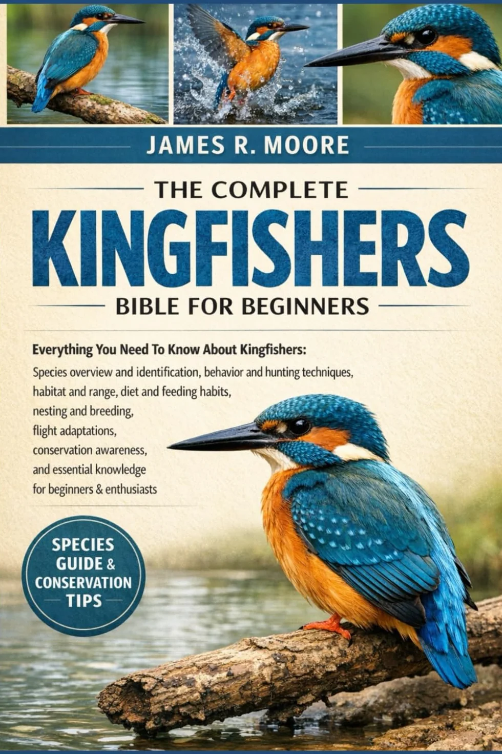 THE COMPLETE KINGFISHERS BIBLE FOR BEGINNERS: Everything You Need To Know About Kingfishers: Species overview and identification, behavior ... knowledge for beginners & enthusiasts