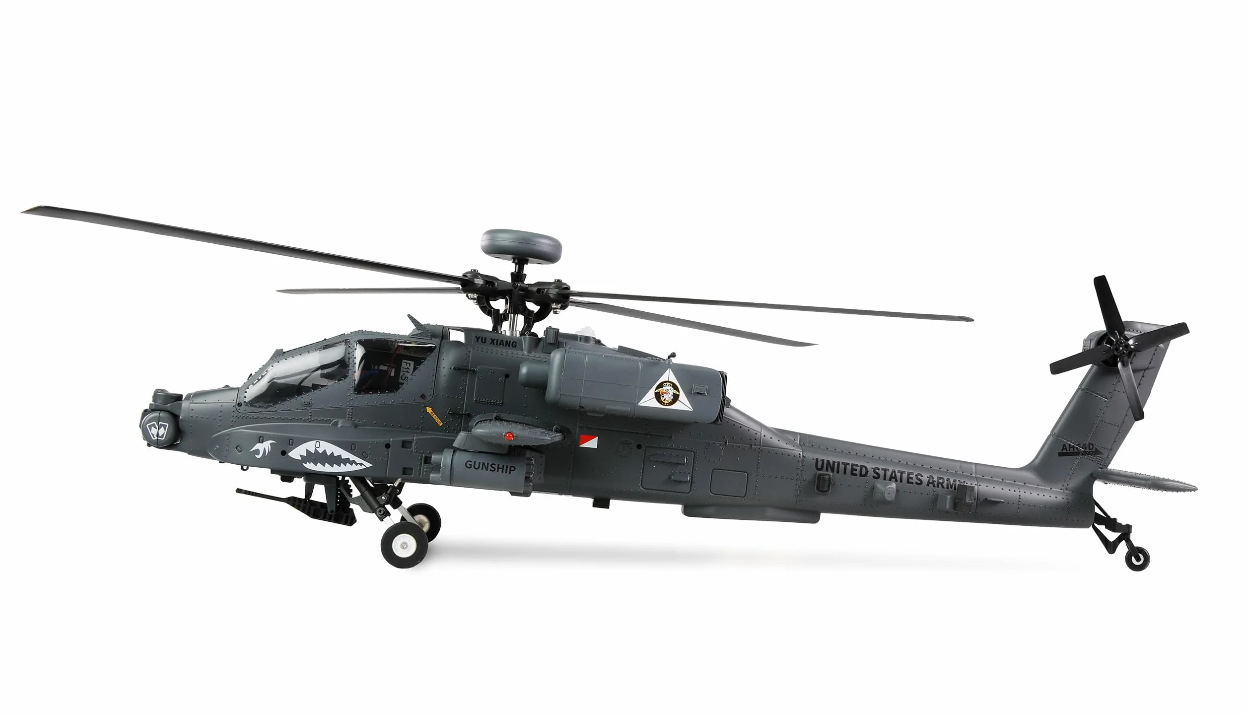 Amewi Apache AH-64D CP helikopter 6G/3D GPS RTF RC zdalnie sterowany, oliwkowa zieleń