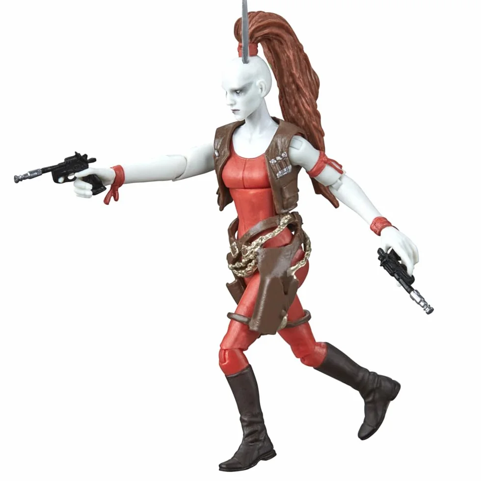 Hasbro Star Wars, kolekcja vintage, 9,5 cm Aurra Sing figurka inspirowana "Gwiezdnymi Wojnami"