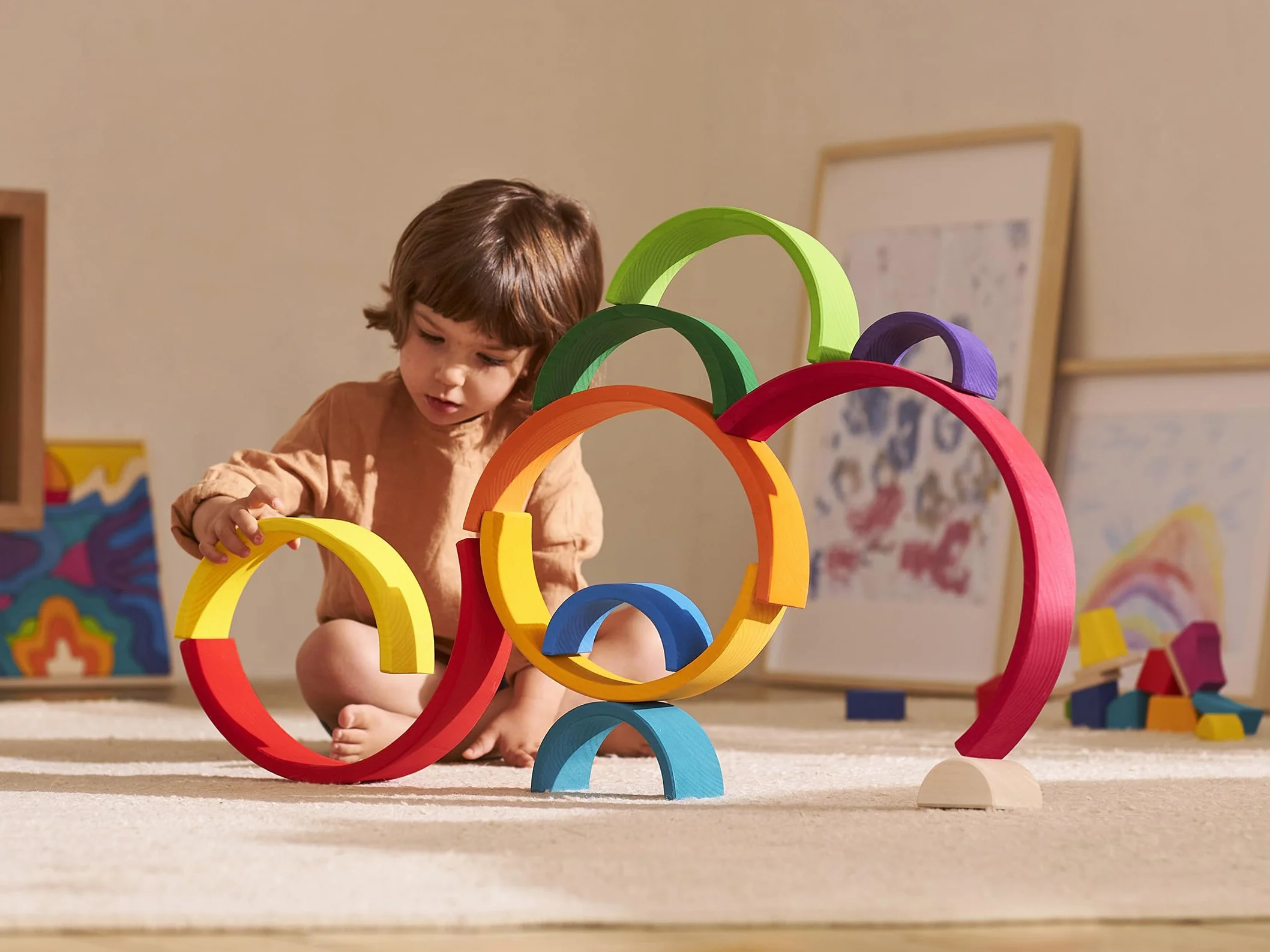 Bausteine Regenbogen
