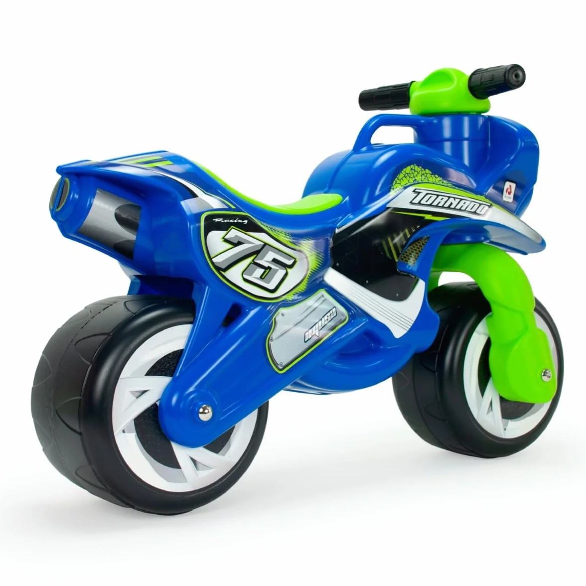 Jeździk Motocyklowy Dla Dzieci Tundra Tornado – Niebieski Motorek Biegowy Dla Dzieci Od 18 Miesięcy Do 3 Lat – Stabilny, Lekki i Ergonomiczny – Wyprodukowano w Hiszpanii - INJUSA