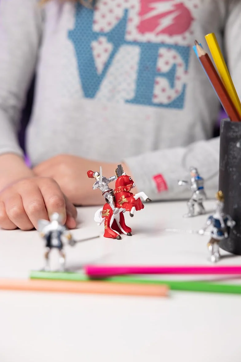 Papo 33016 Mini Rycerze (tuba, 12 szt.) Figurki, wielokolorowe