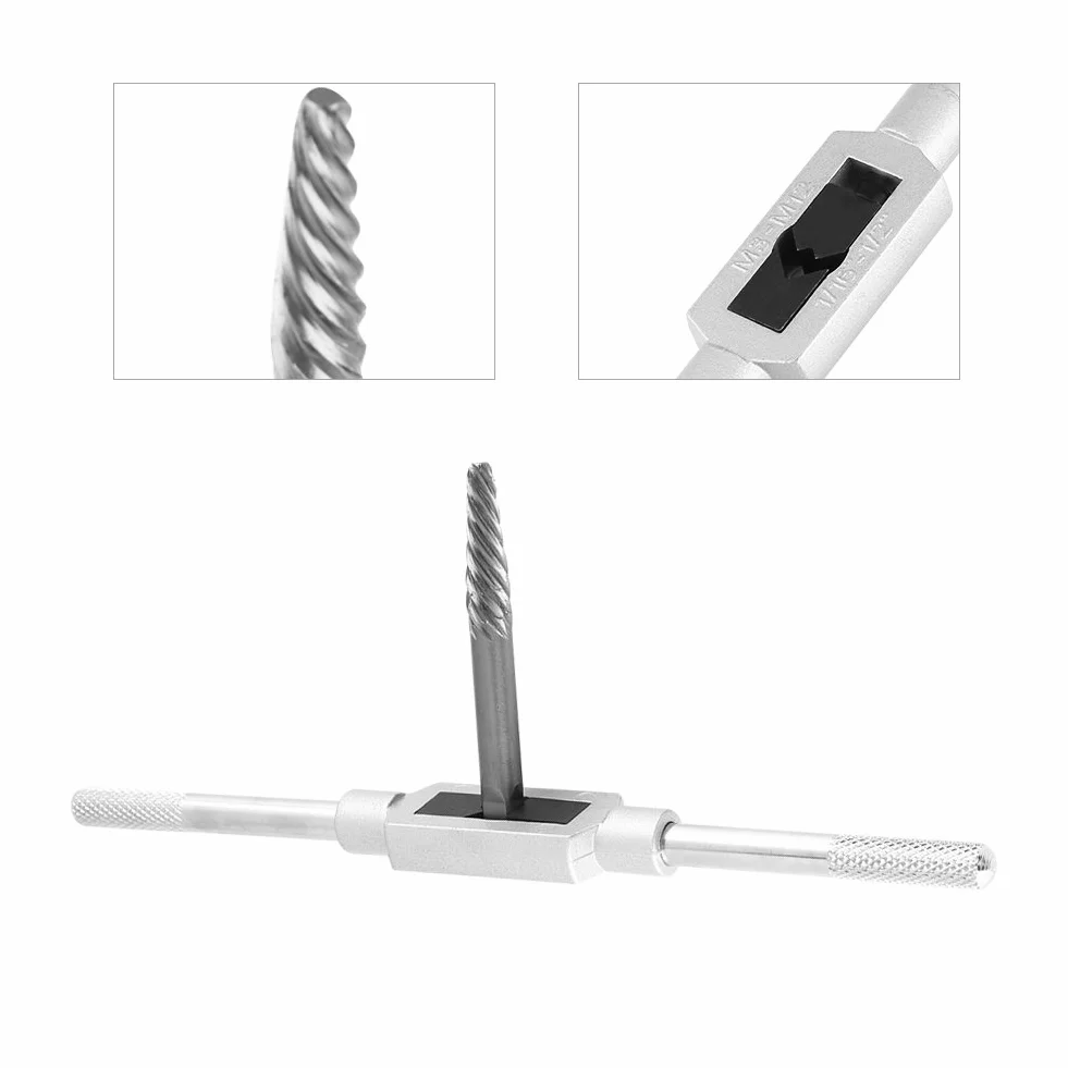 【Oferta 2021 Nowy Rok】 Taidda- uszkodzony wykrętak śrub, złamany wykrętak śrub, mocny 11-częściowy złamany wiertła i śruby mocujące do wyciągania.
