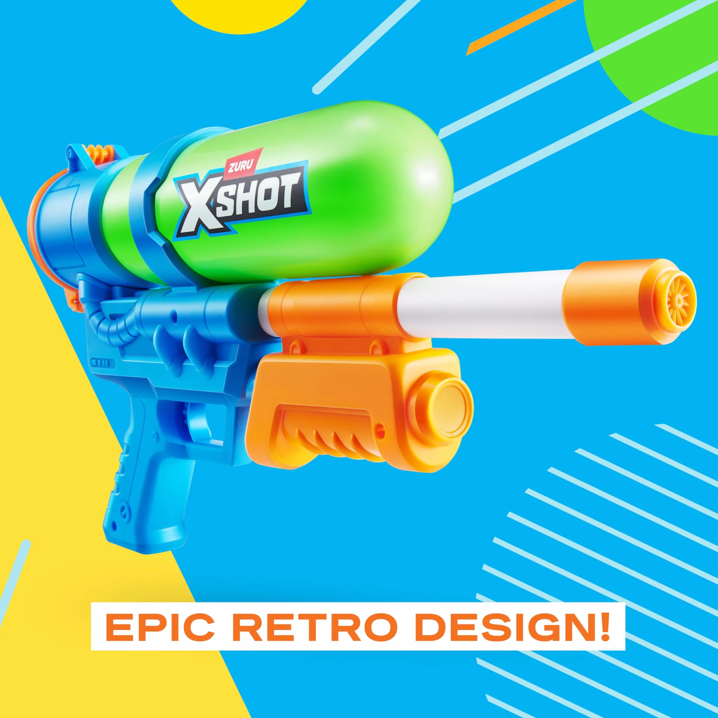 XSHOT Water -FAST FILL-SERIES 1-RETRO BLASTER GREEN