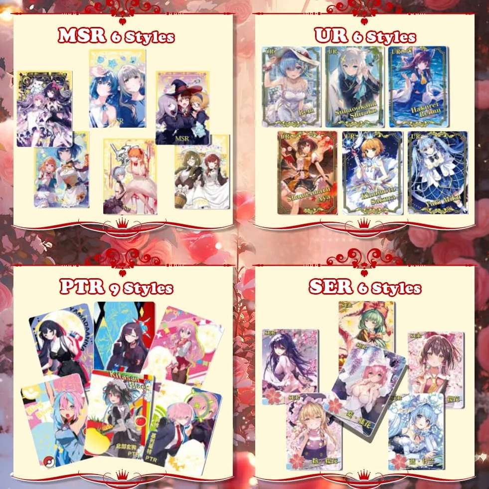 New Goddess Story 2YUAN13,10 opakowań, Waifu Card Carnival Goddess Card Collection Girl Party (XNS2-1 Pack)