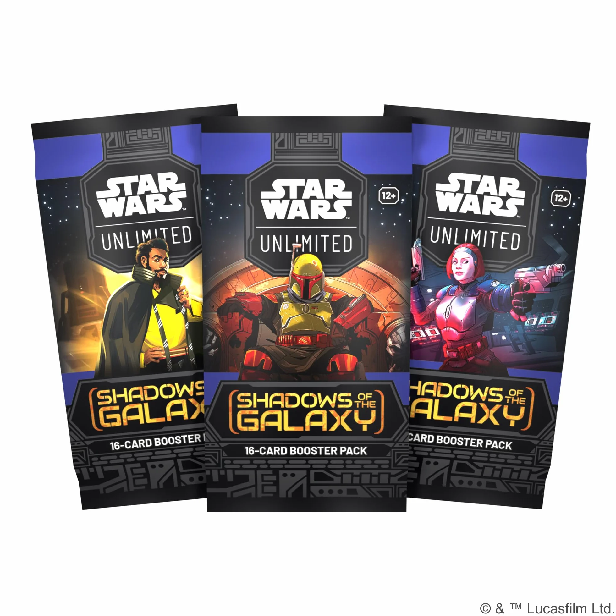Star Wars: Unlimited TCG Shadows of the Galaxy Booster Display (24 Packs) Fantasy Flight Games