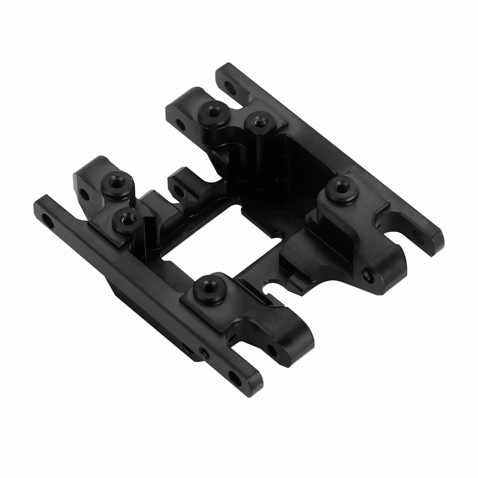 INJORA Płyta poślizgowa - 53 g czarna powłoka mosiężny uchwyt zębaty do 1/18 RC Crawler TRX4M Upgrade