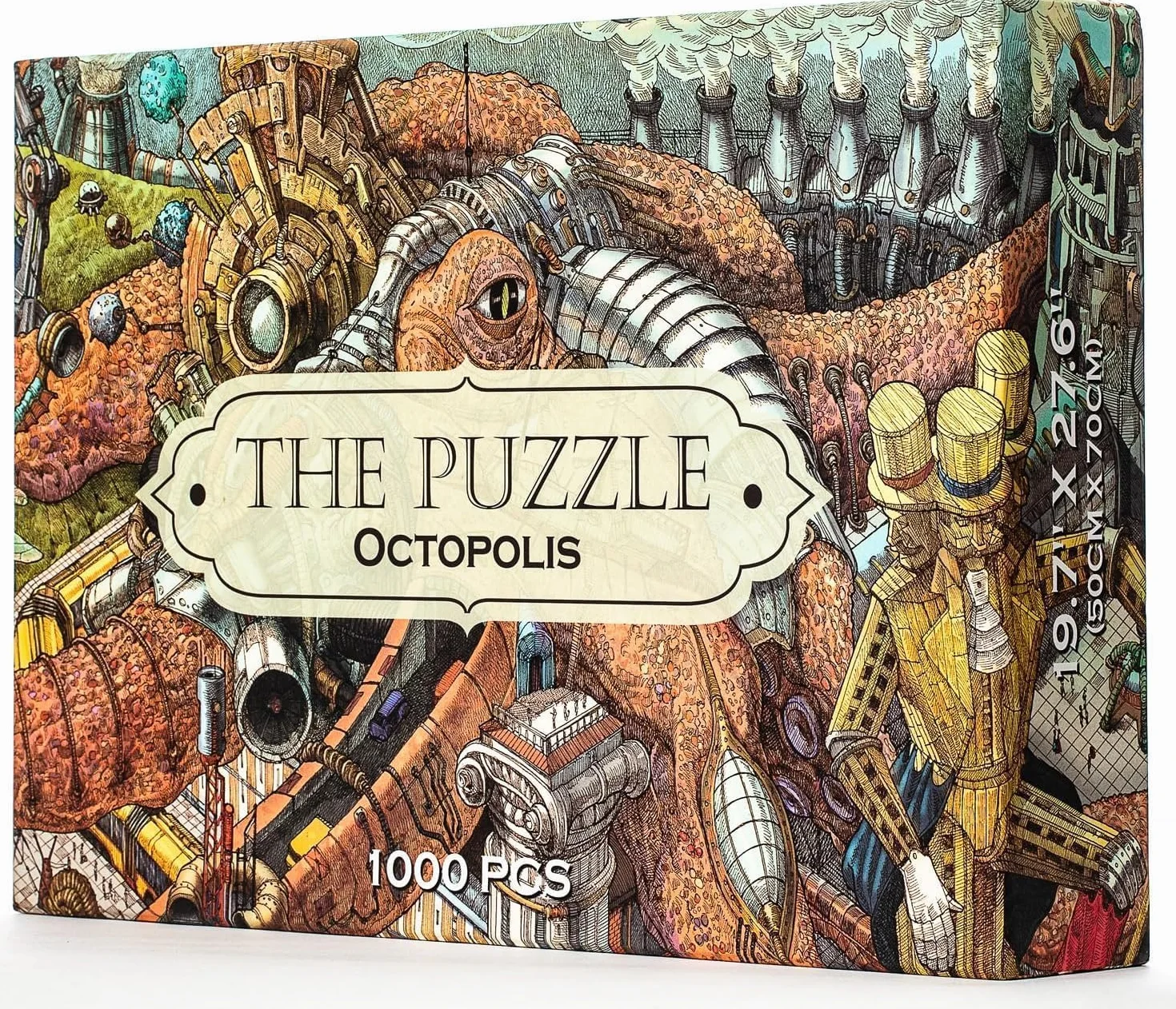 Octopolis 1000-Elementowe Puzzle dla Dorosłych z Motywem Ośmiornicy