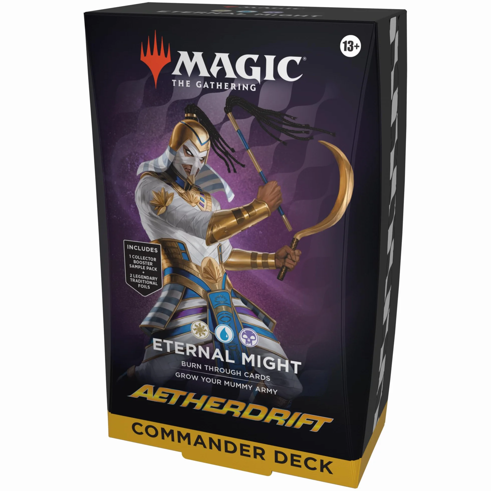 Magic: The Gathering Aetherdrift Talia dowódcy Commander — Eternal Might (Wersja Angielska)