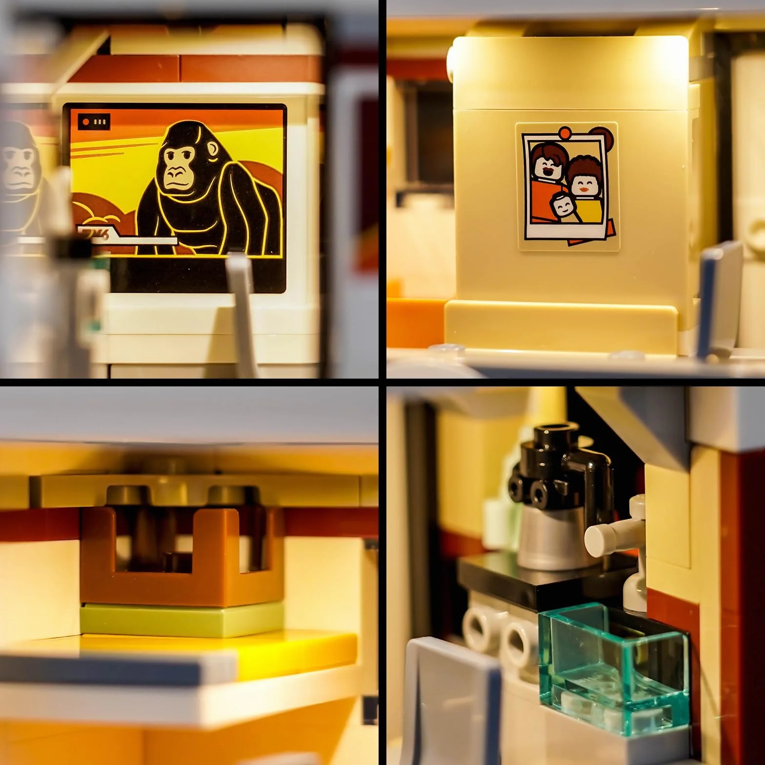 Zestaw świateł LED kompatybilny z Lego Holiday Adventure Camper Van 60454 (nie jest to model), zestaw oświetleniowy kompatybilny z Lego Holiday Adventure Camper Van kreatywna zabawka