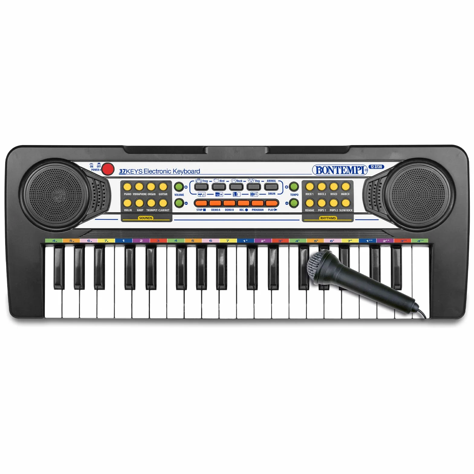 Bontempi 12 3730 Keyboard, czarny, 42,5 x 16 x 60 cm