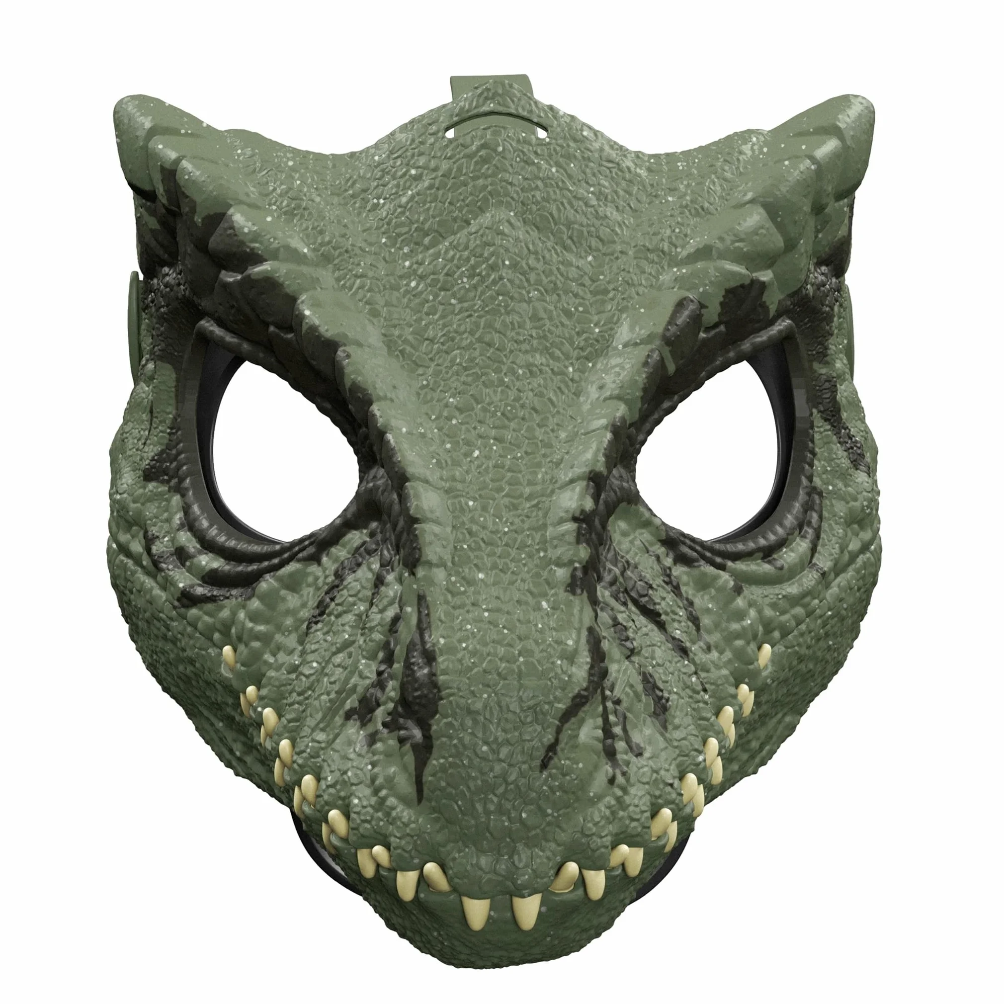 Mattel Maska dinozaura Jurassic World Dominium, Giganotosaurus Dino, zabawka do odgrywania ról i akcesoria kostiumowe z otwieraną szczęką i motywem inspirowanym filmem